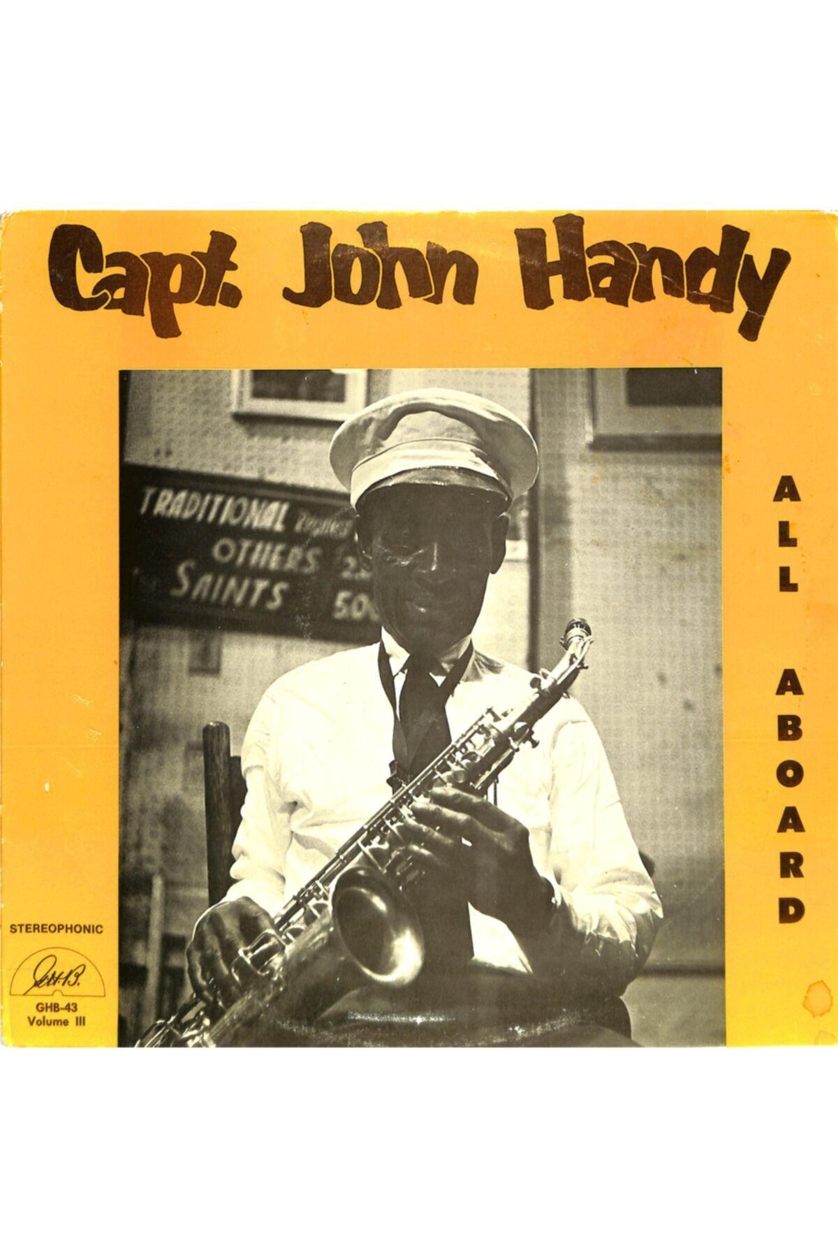 Gökçe Koleksiyon Capt. John Handy (1965,usa) , All Aboard (volume 3) Lp (10/9)