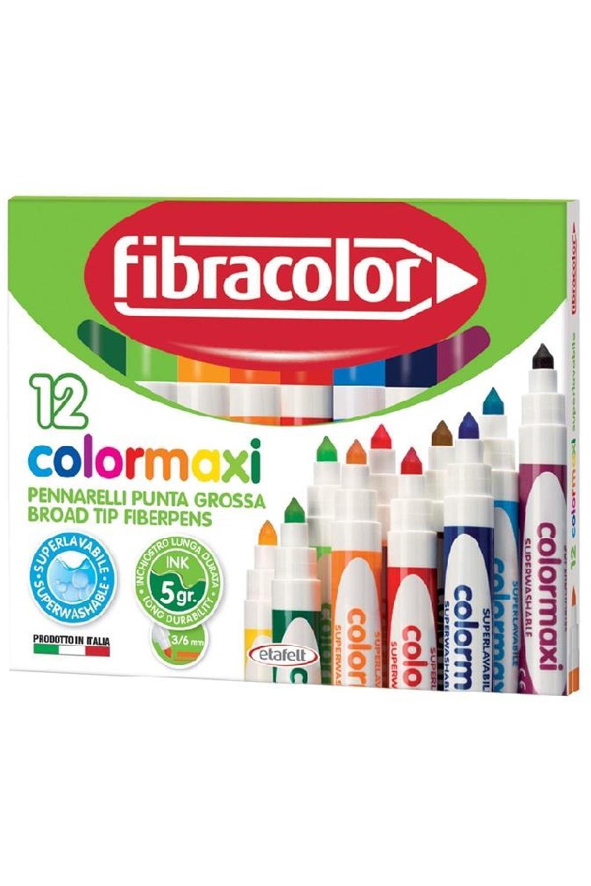 Fibracolor 12 Renk Jumbo Keçeli Kalem Kategori: Kuru Boya Kalemi