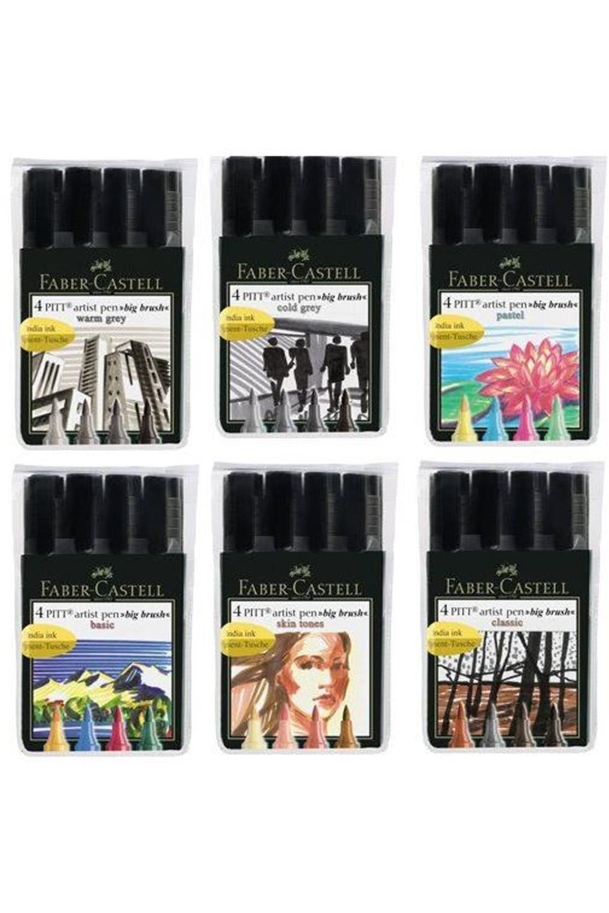 Faber Castell Marka: Pıtt Pen 4 Lü Poşet Bb 'klasik'' 5188167123 Kategori: Ebru Seti