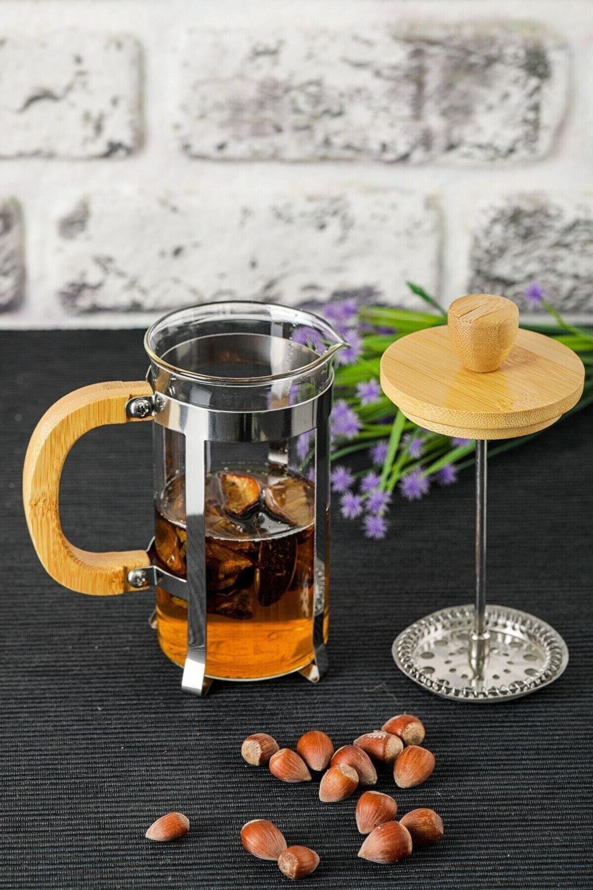 HomeTarz Bambu French Press  350 ml