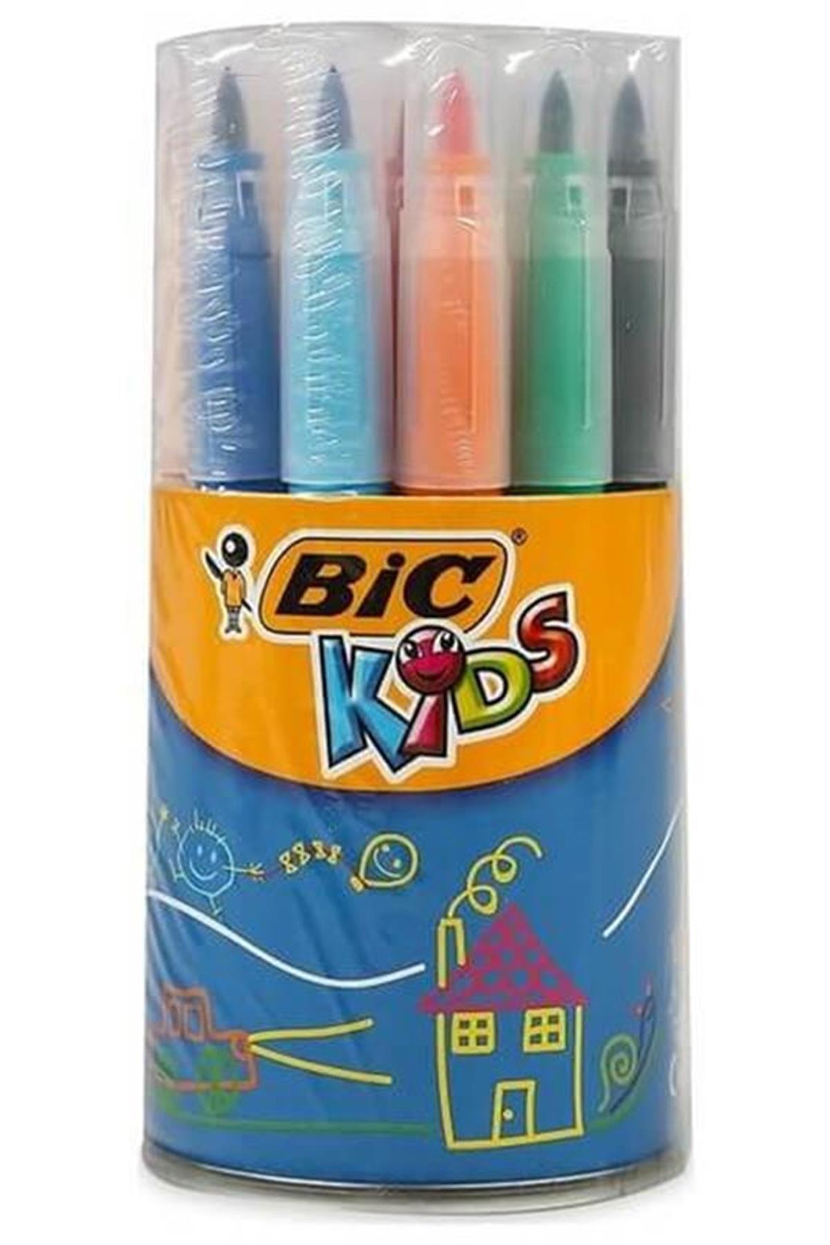 Bic Marka: Kids Vısa 18 Li Fırça Uçlu Keçeli Kalem 828965 Kategori: Kuru Boya Kalemi