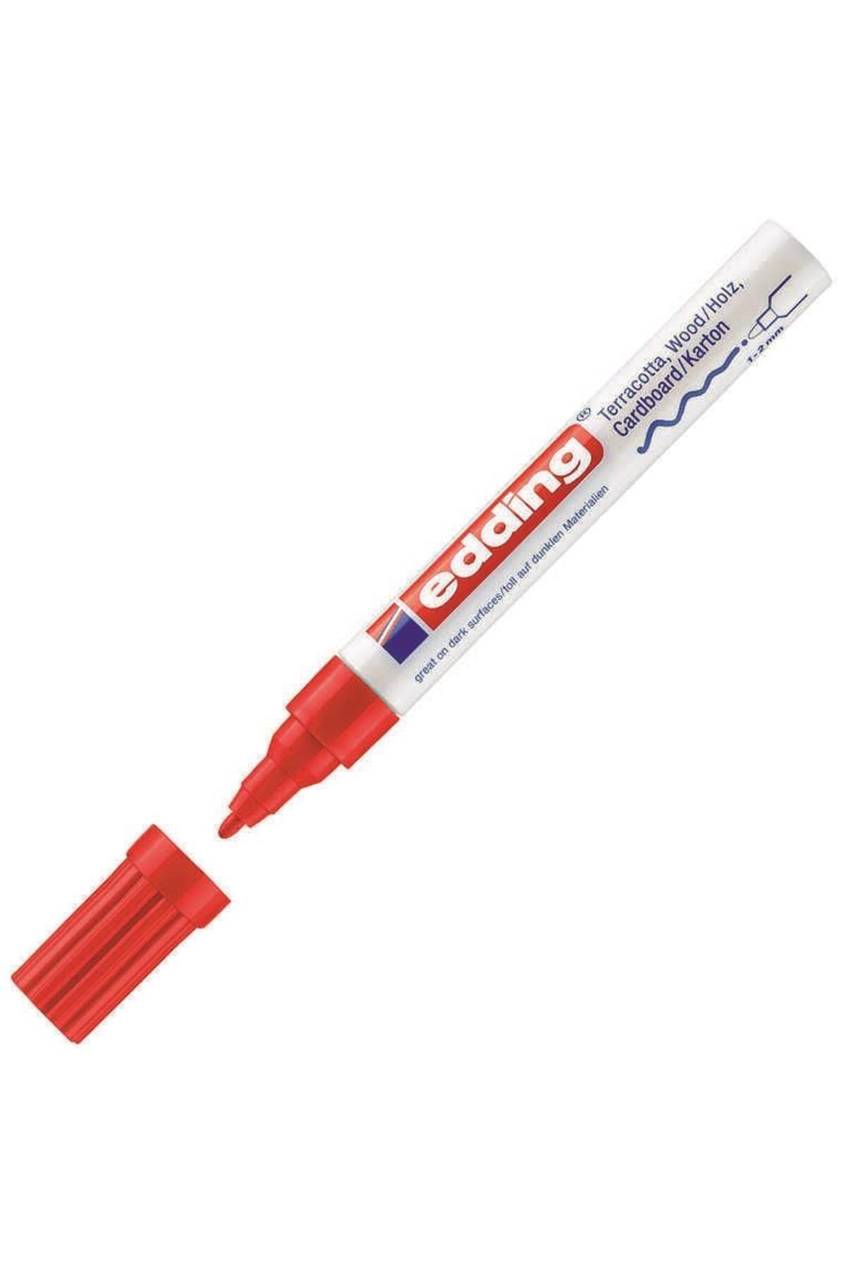 Edding E-4000 Kırmızı Dekorasyon Marker