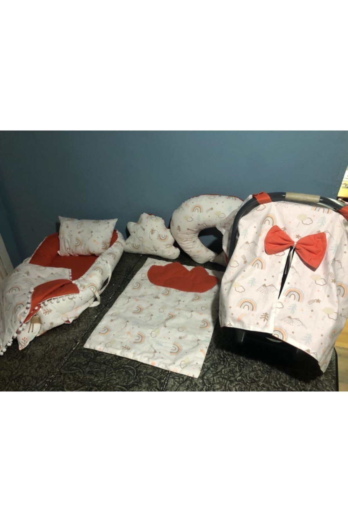 BABYNESTSOFFİCİAL Babynest Takımı 10 Parça Organik Pamuklu