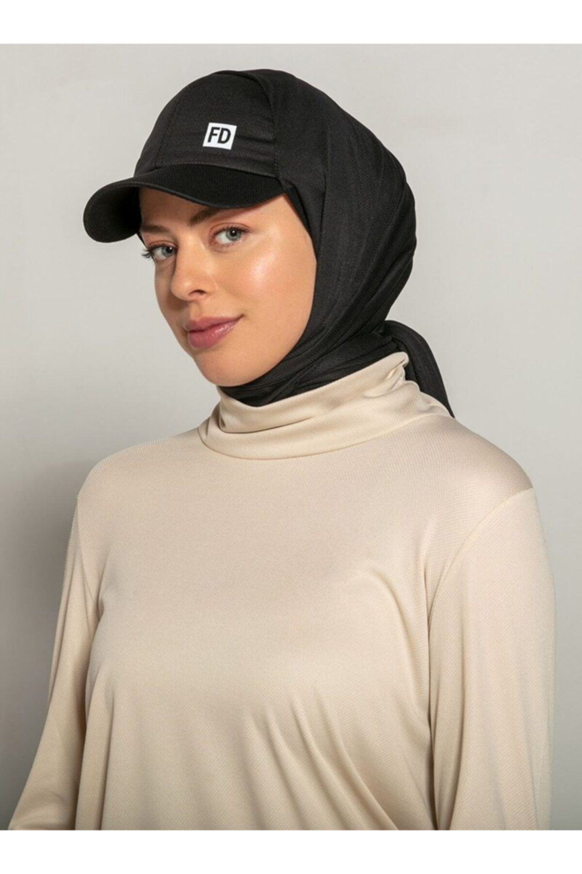 FD SPORTS Kepli Şal - Siyah -