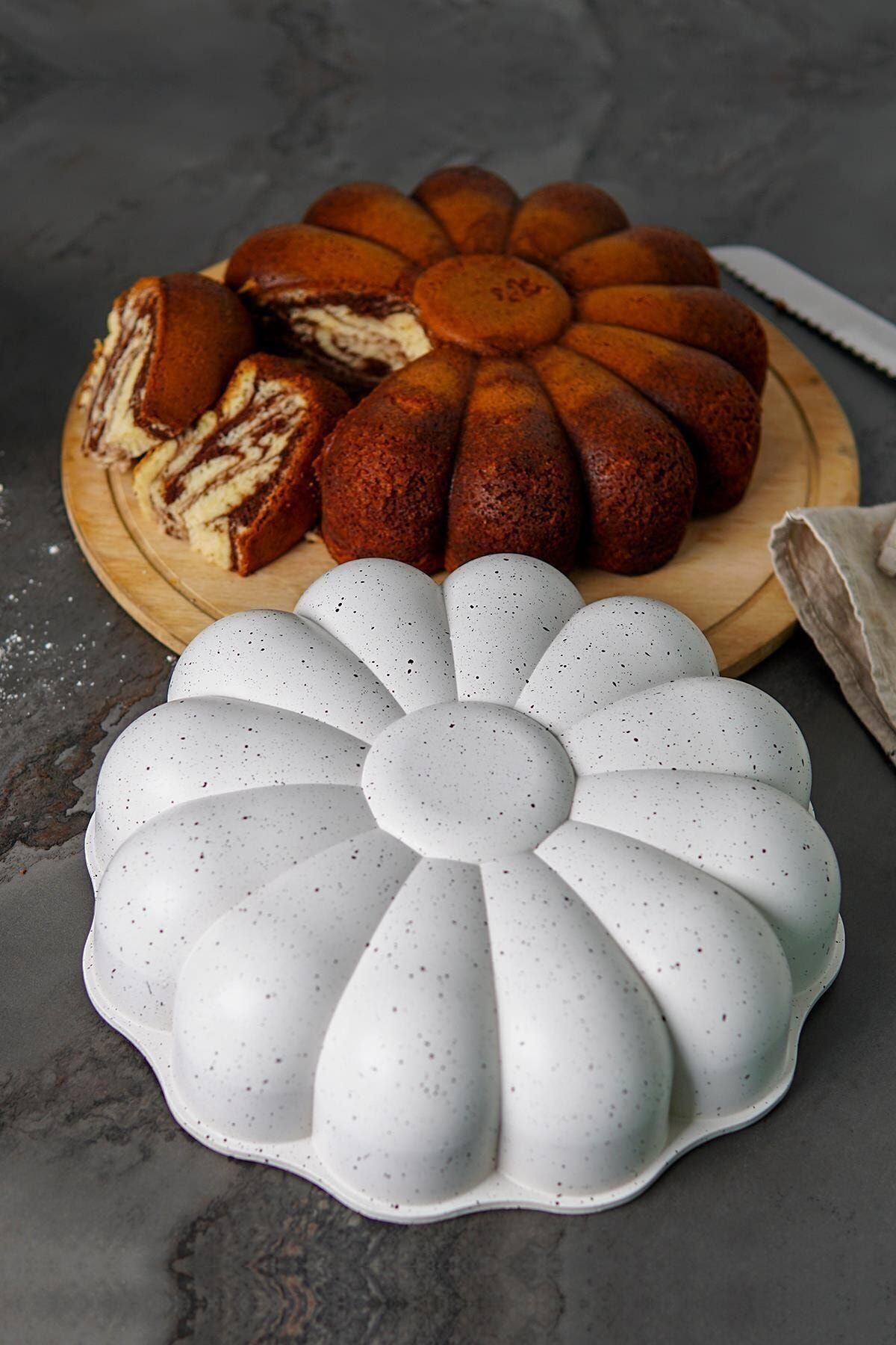 ACAR Papatya Granit Kaplama Kek Kalıbı Fma02492