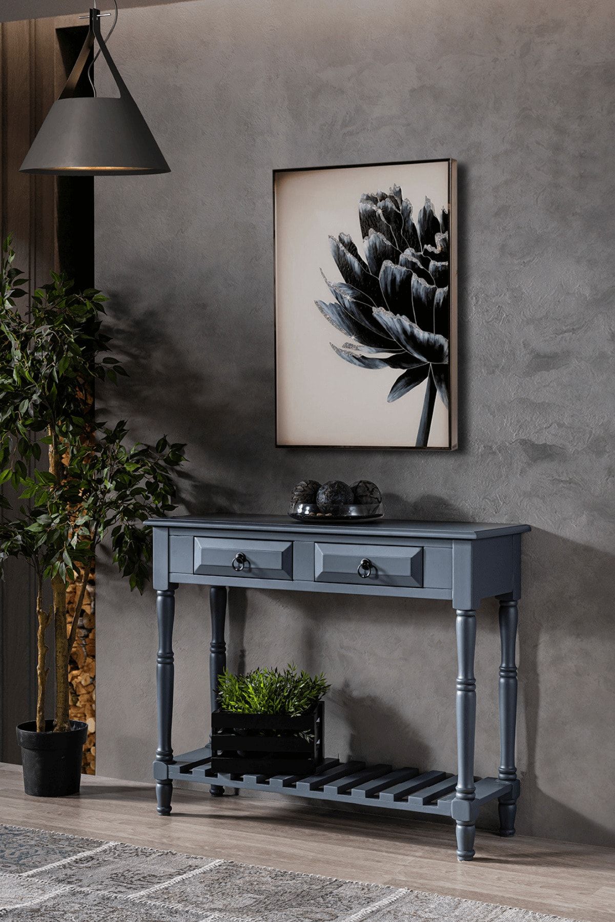 Albero Home Bianco Grı Dresuar