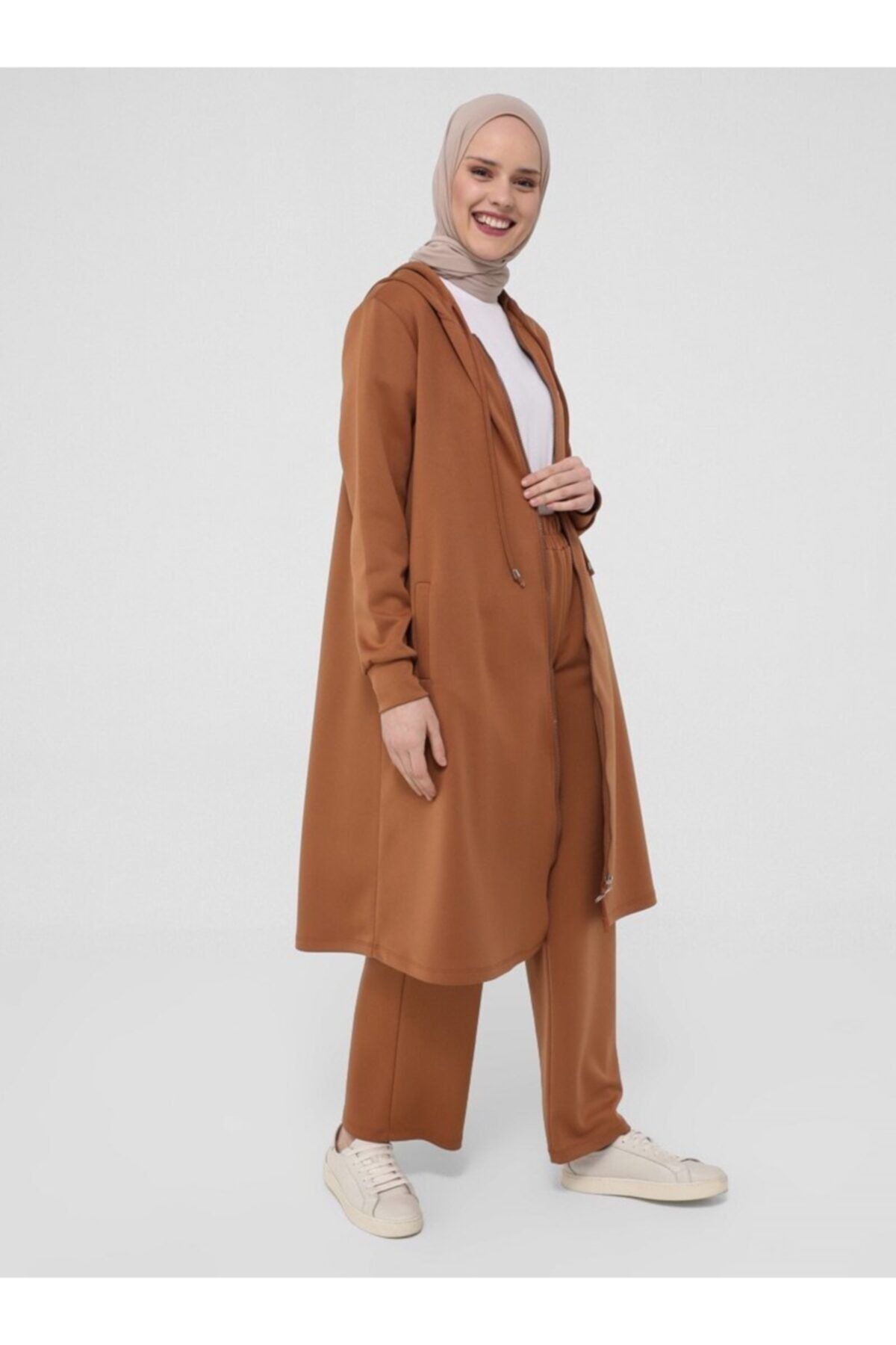 Refka Scuba Ikili Eşofman Takımı Camel Casual