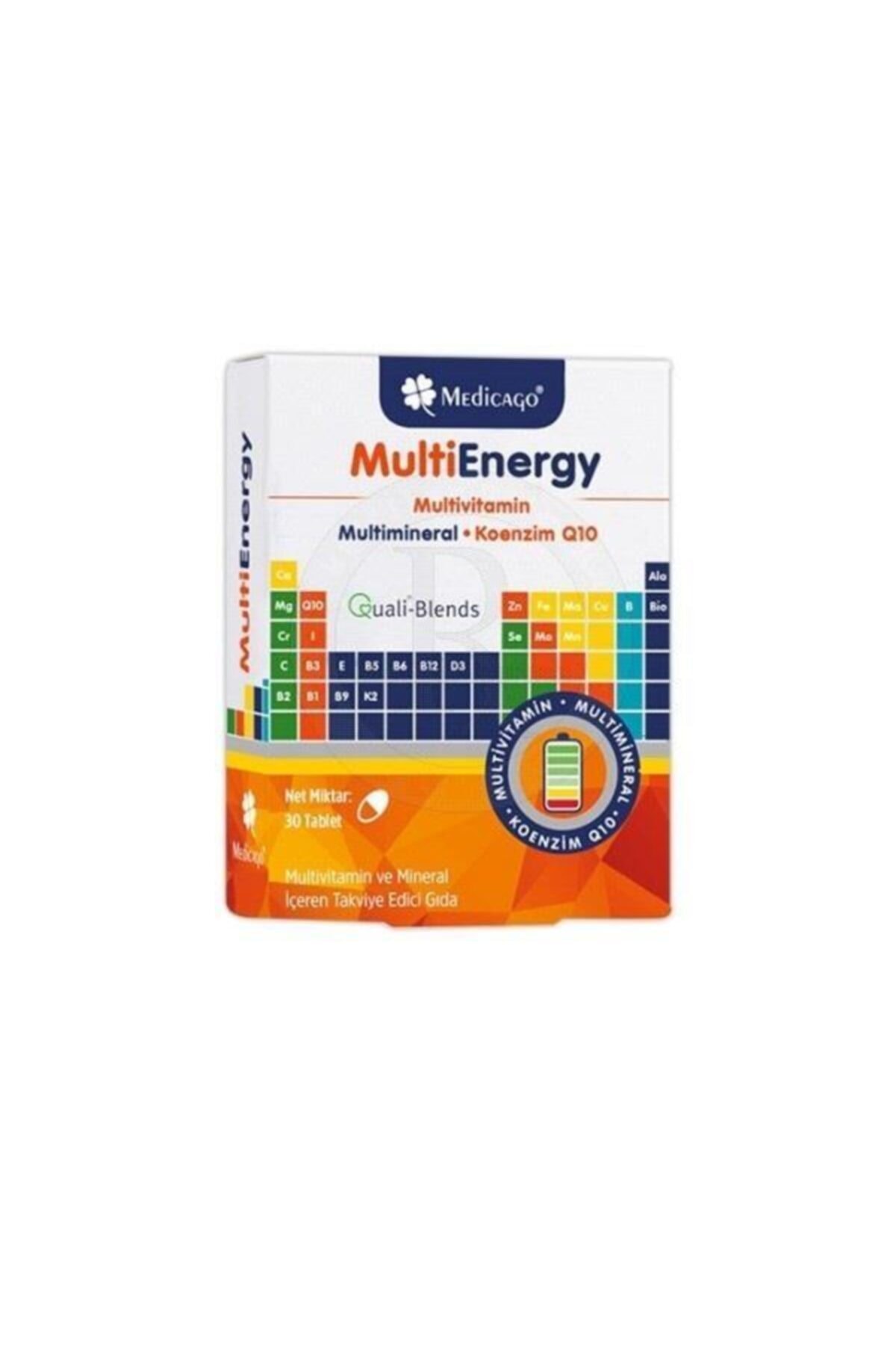 MedicaGo Multienergy Multivitamin Multimineral Koenzim Q10 30 Tablet