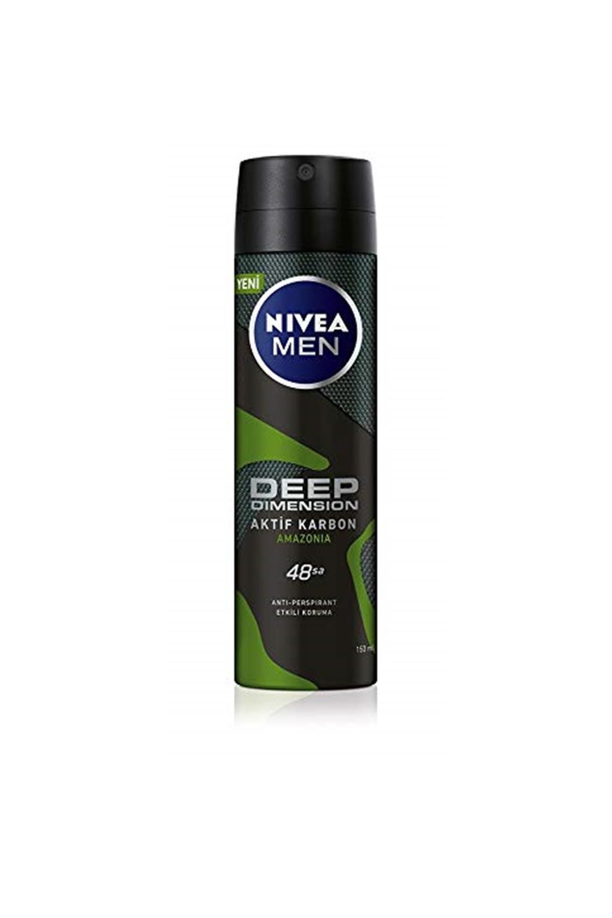 Nivea Men Deep Dimension Amazonia Sprey Deodorant 150 Ml