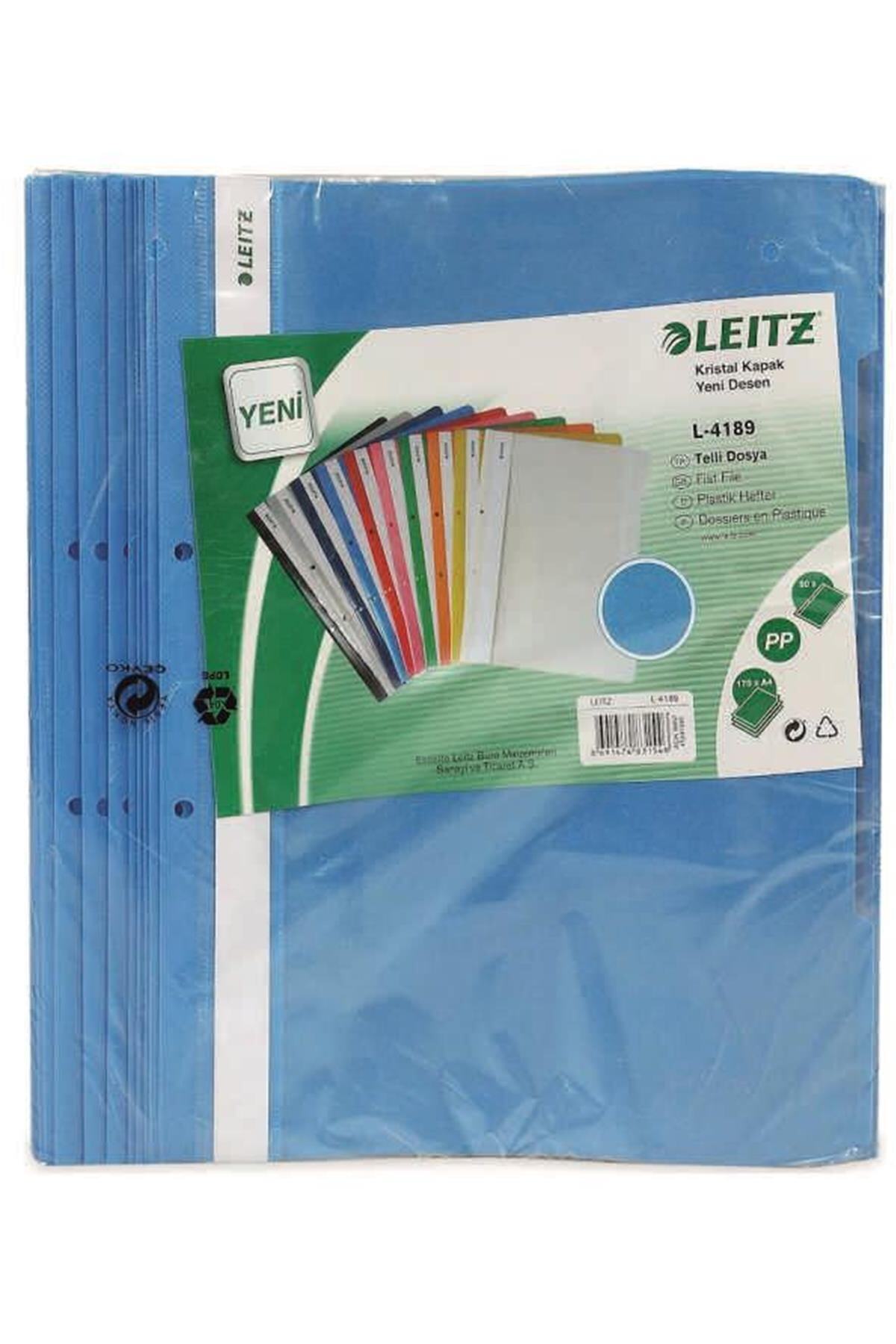 Leitz Telli A.mavi Dosya 50'li 4189t