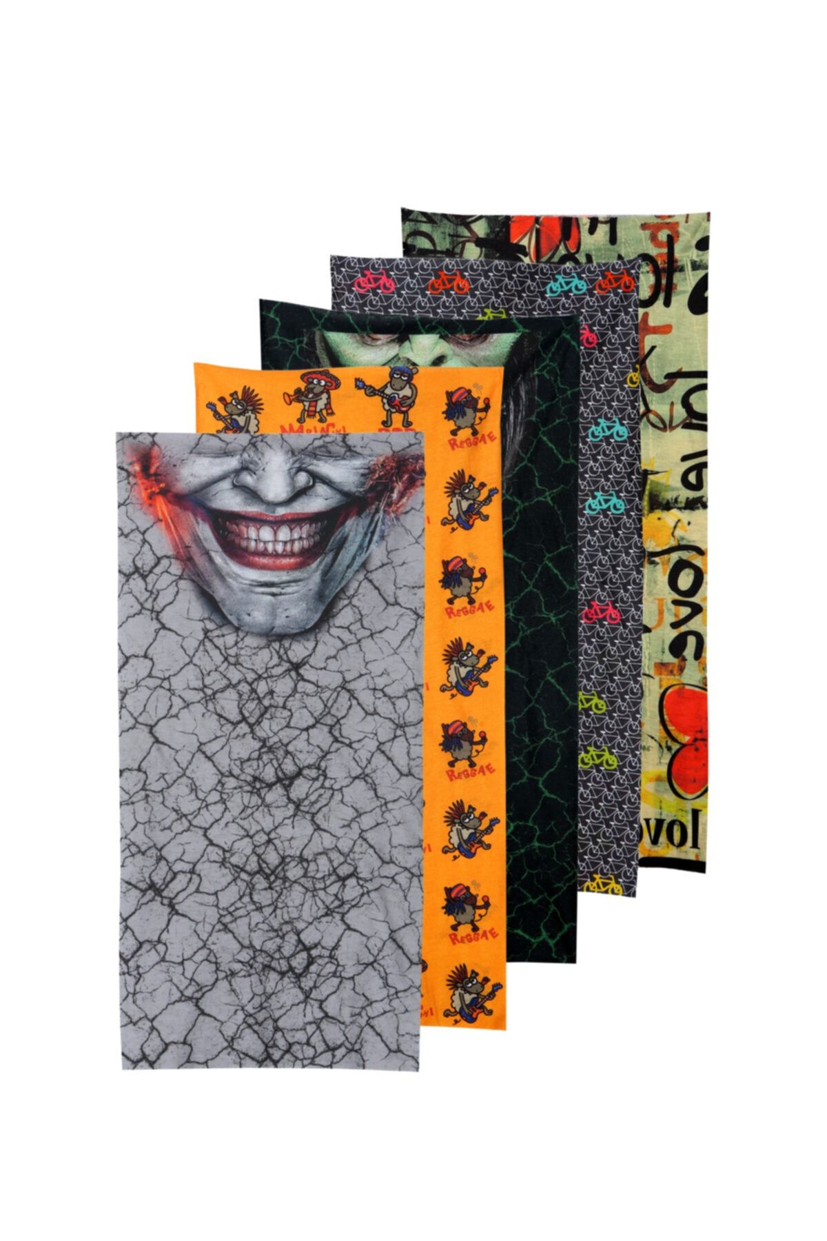 FOM Çok Amaçlı 5'li Paket Buff Bandana Boyunluk