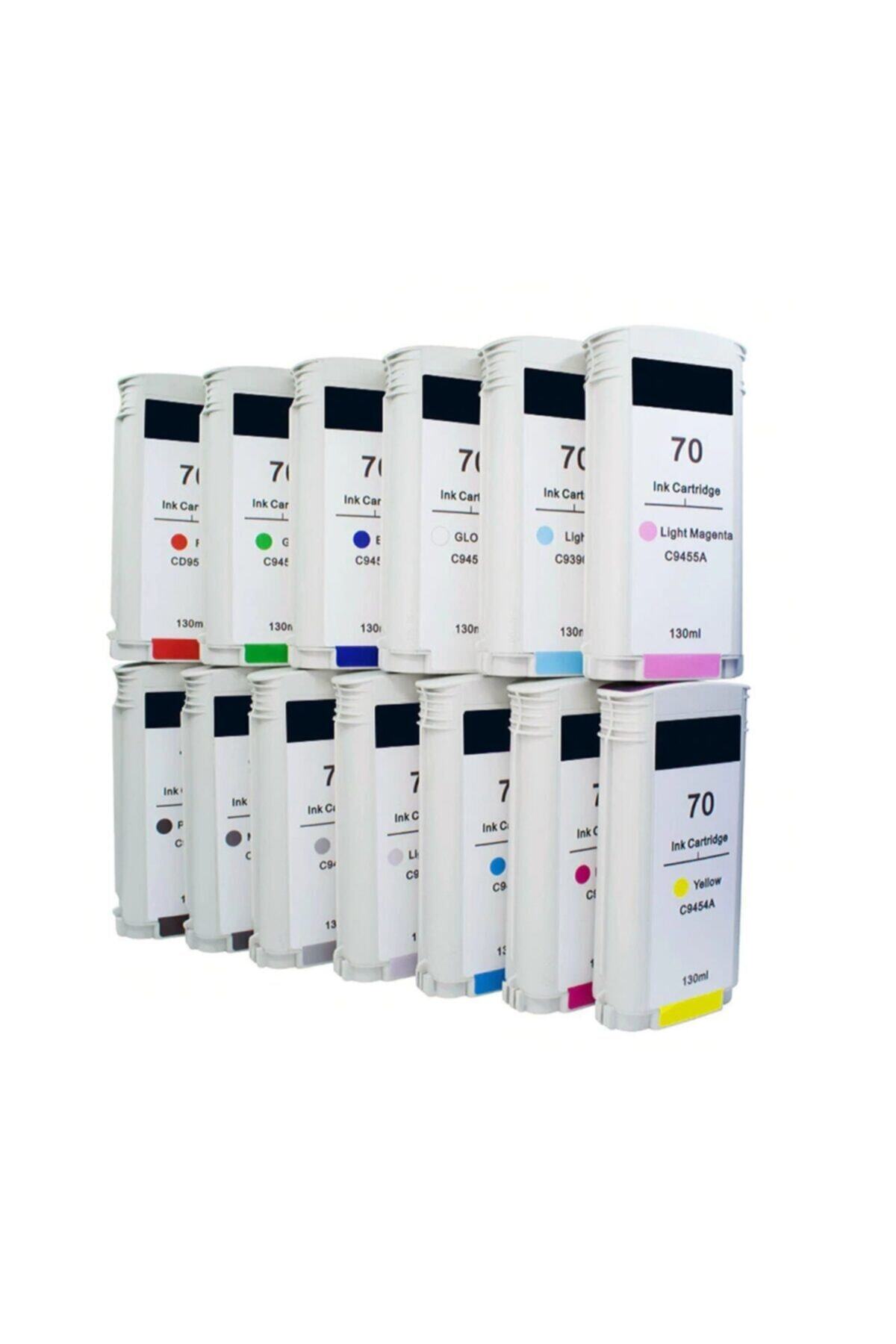 BK Hp70 13 Renk Uyumlu Photoink Kartuş Z2100 Z3100