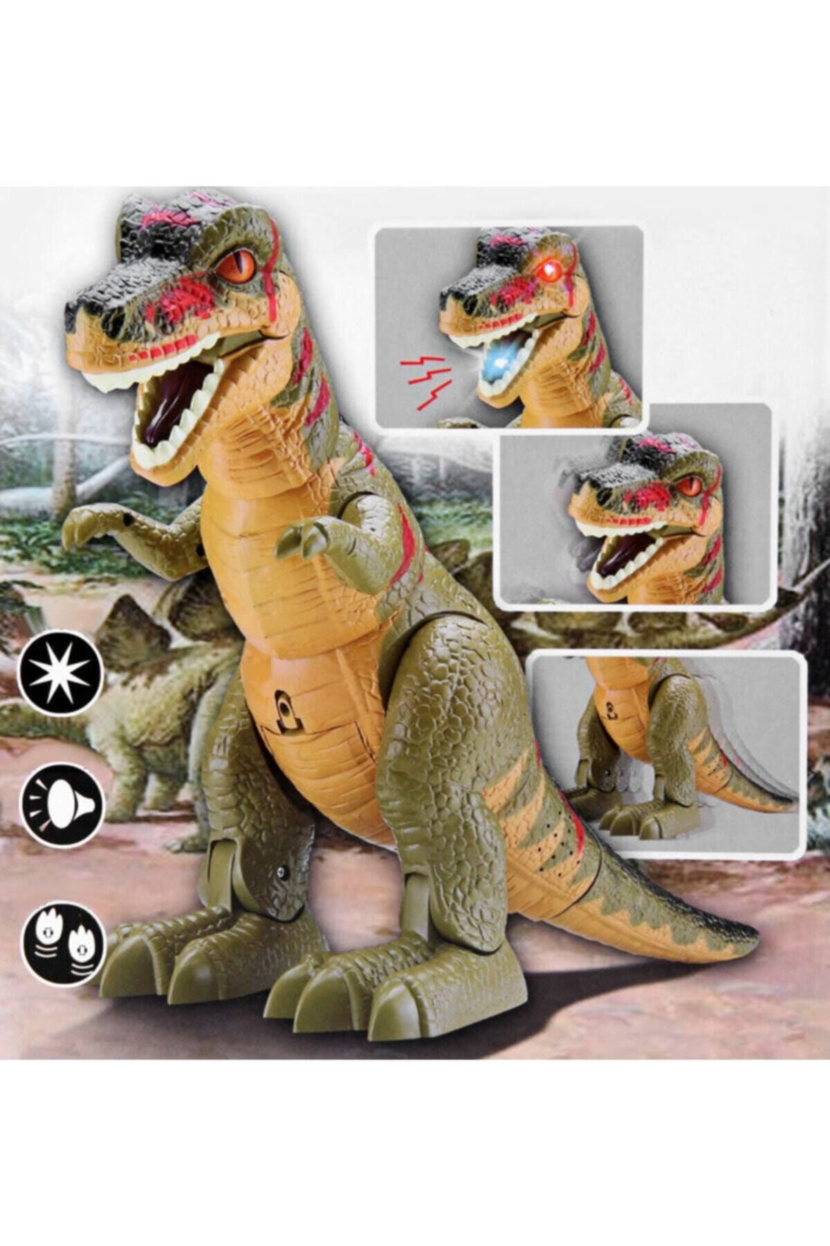 Ekincioğlu Oyuncak Işıklı Sesli Yürüyen Cretaceous Dinozor 30 Cm.