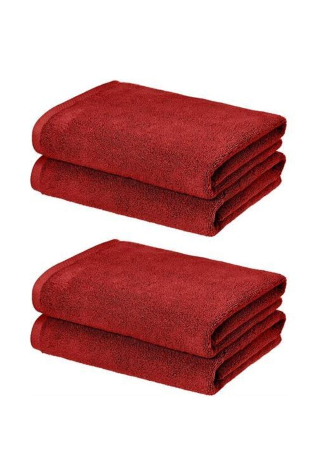 Transformacion 4'lü Mikrofiber El Yüz Spor Havlusu 50x90 Bordo 715353