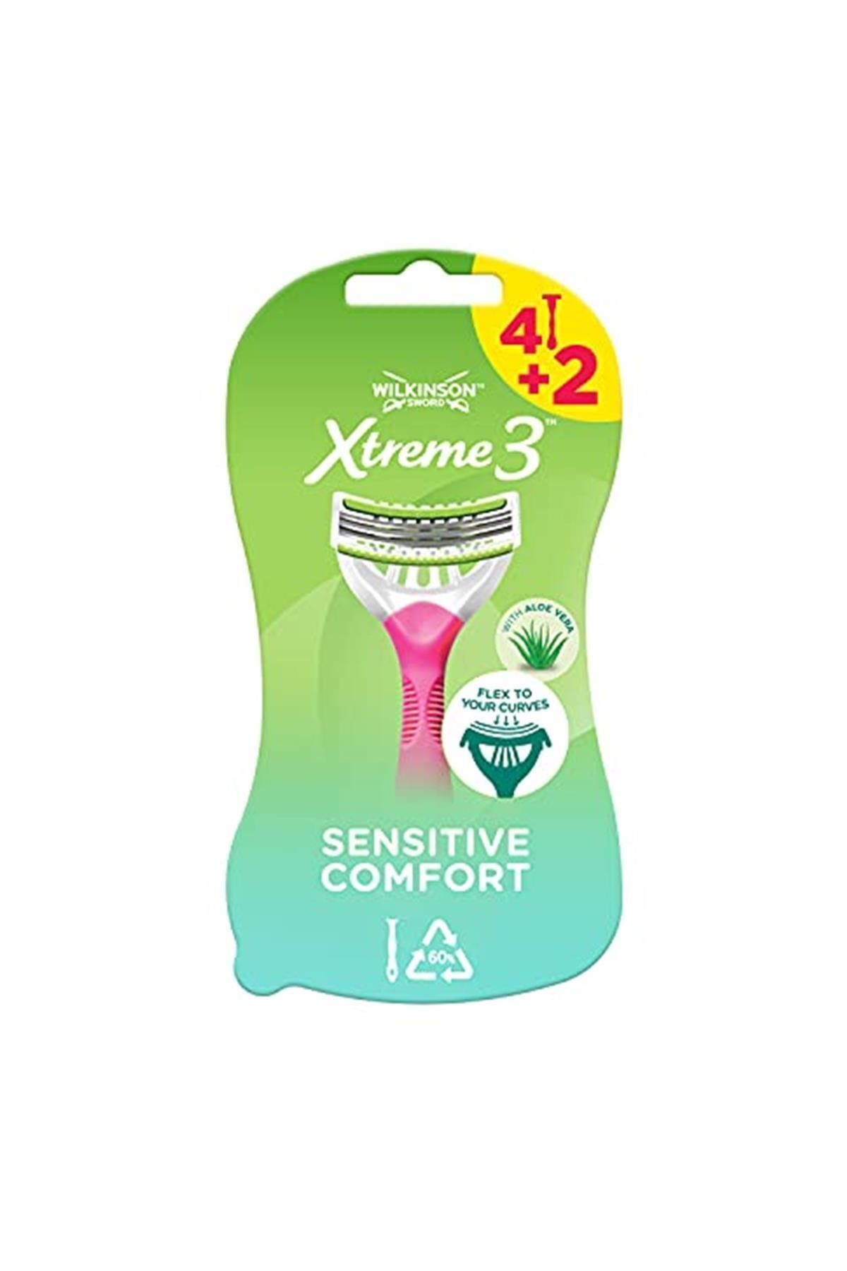 Wilkinson Wılkınson Sword Xtreme3 Beauty Sensitive Kadın Tıraş Bıçağı 4+2 Li