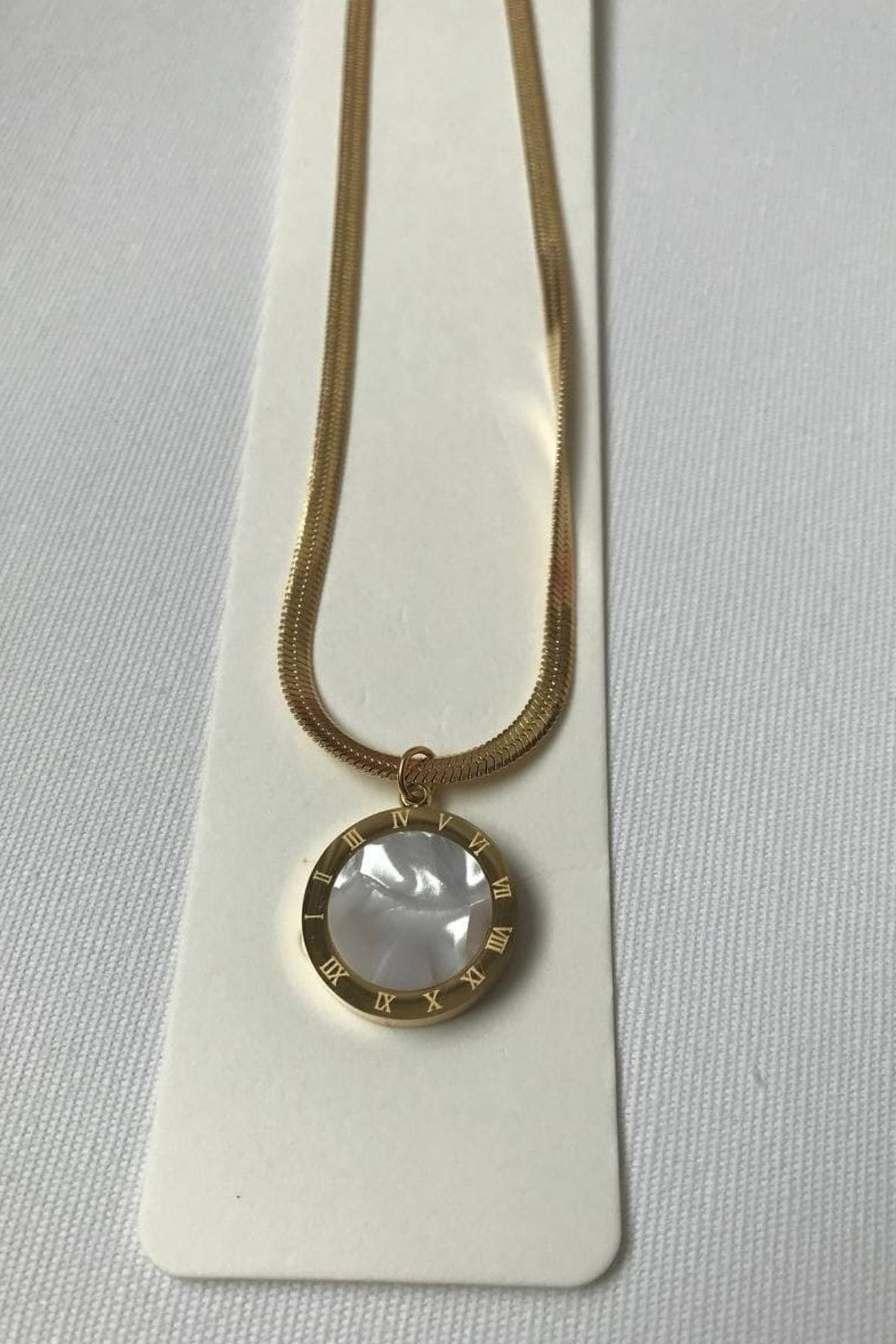 Dreamday Accessories Sedefli Çelik Kolye