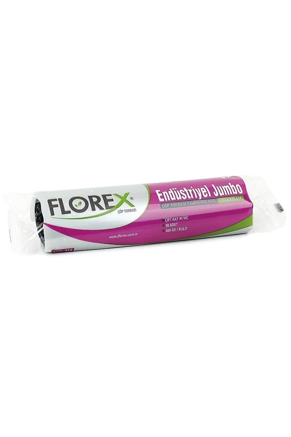 Florex Endüstriyel Jumbo Boy Siyah Çöp Poşeti 80 Cm X 110 Cm 400 Gr - 1 Adet