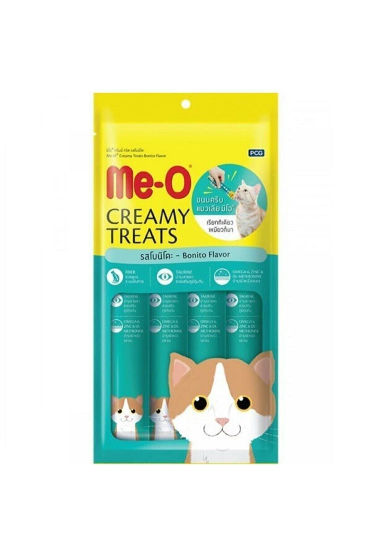 meo Creamy Treats Kurutulmuş Ton Balığı 4x15 Gr Sıvı Kedi Ödül Maması