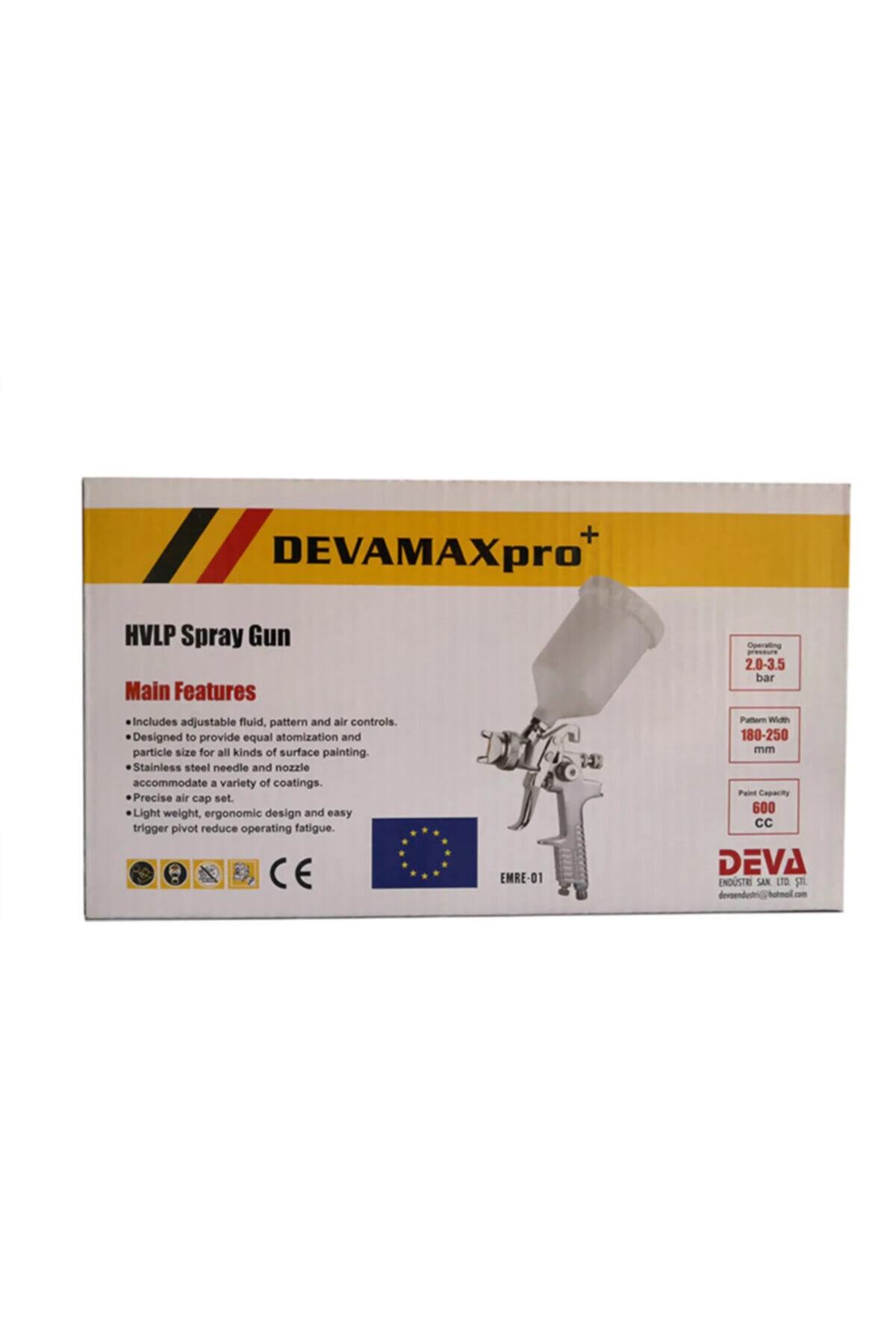 DEVAMAX Pro Plus Sprey Gun Boya Ve Vernik Tabancası Üstten - Emre01 - 1.7 Mm (h827)