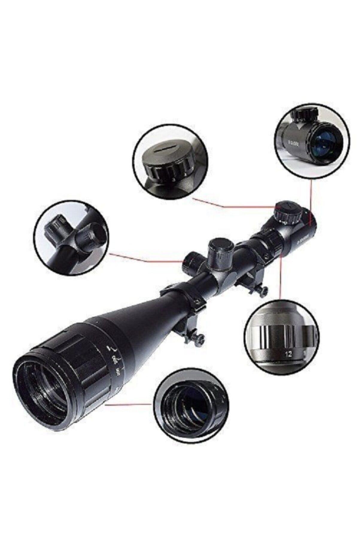 Semgiller 8-32x50aoeg Taktik Çift Işık Kırmızı,yeşil Kaynaklı,zoomlu Avcılık Nışan,tüfek Dürbün