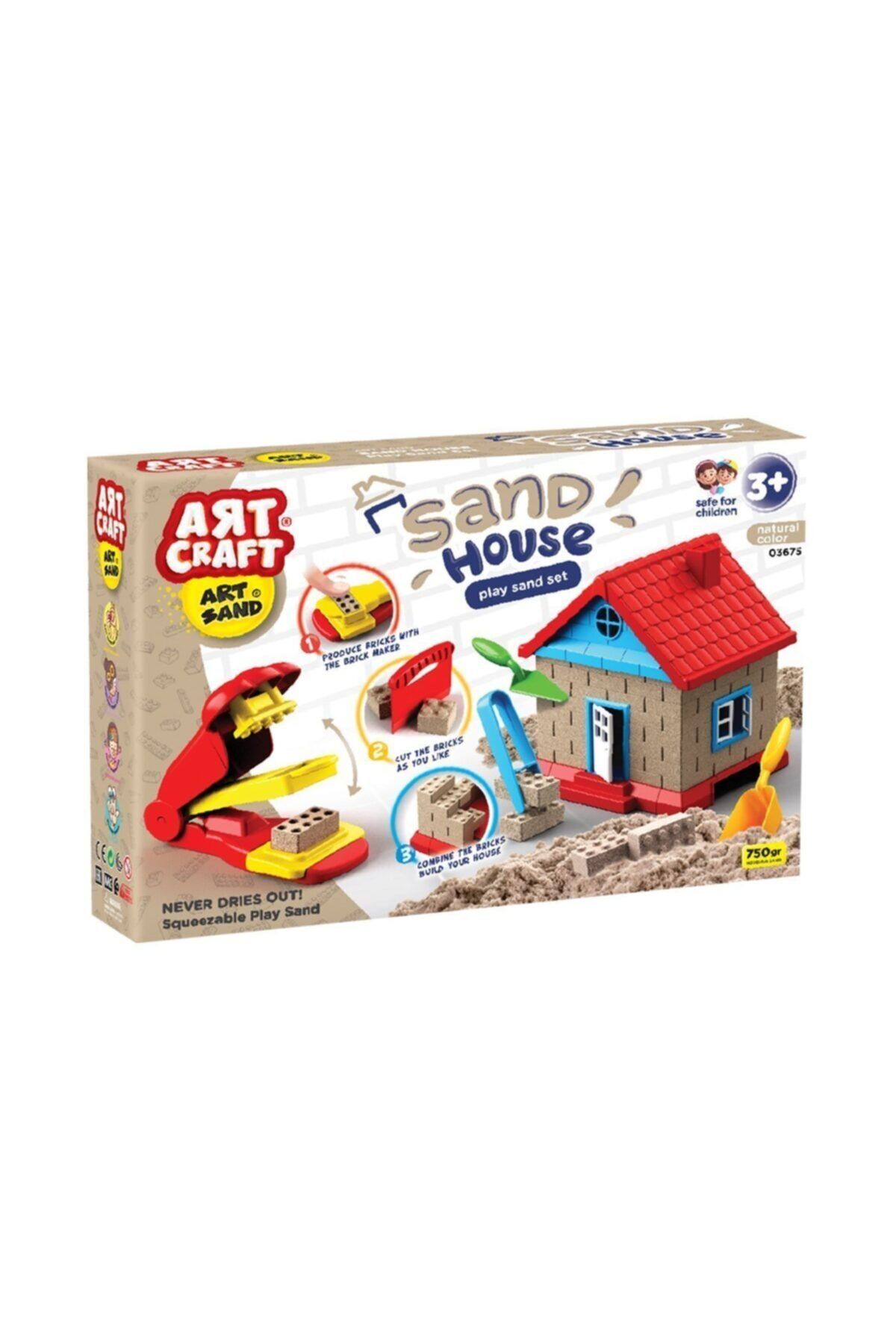 FEN TOYS 03675 Dede, Art Craft Kum Ev 750 Gr