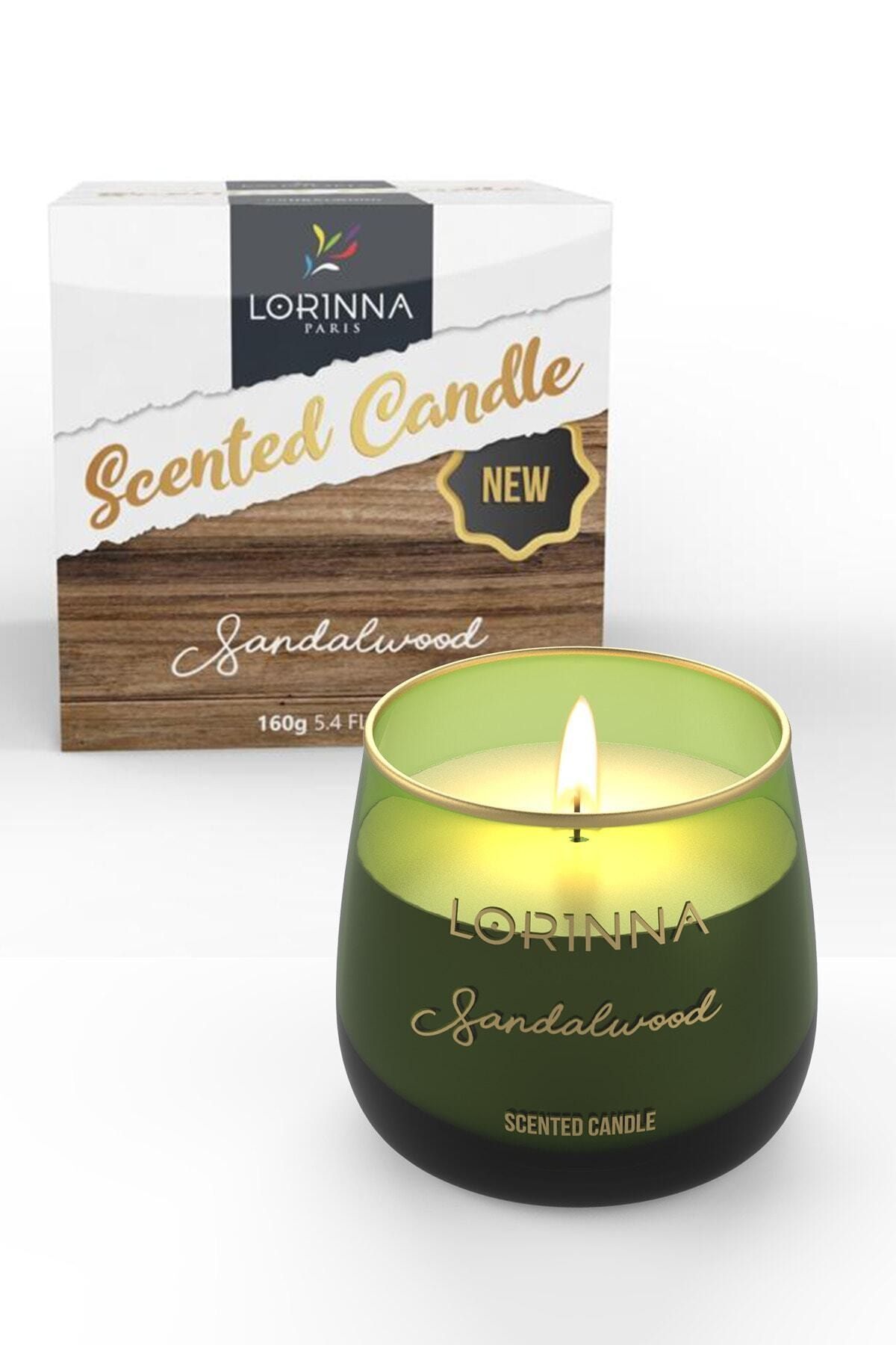 LORINNA PARIS Sandal Ağacı Kokulu Mum 160 Gr.(sandal Wood)