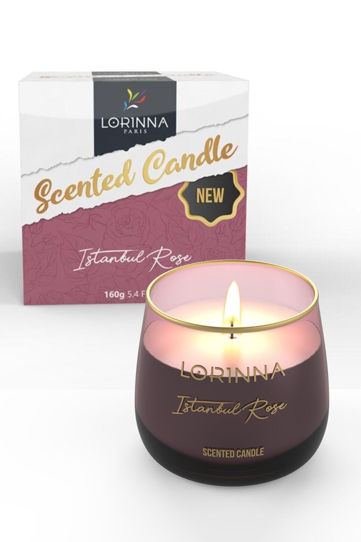 LORINNA PARIS Istanbul Gülü Kokulu Mum 160 Gr. (ıstanbul Rose)