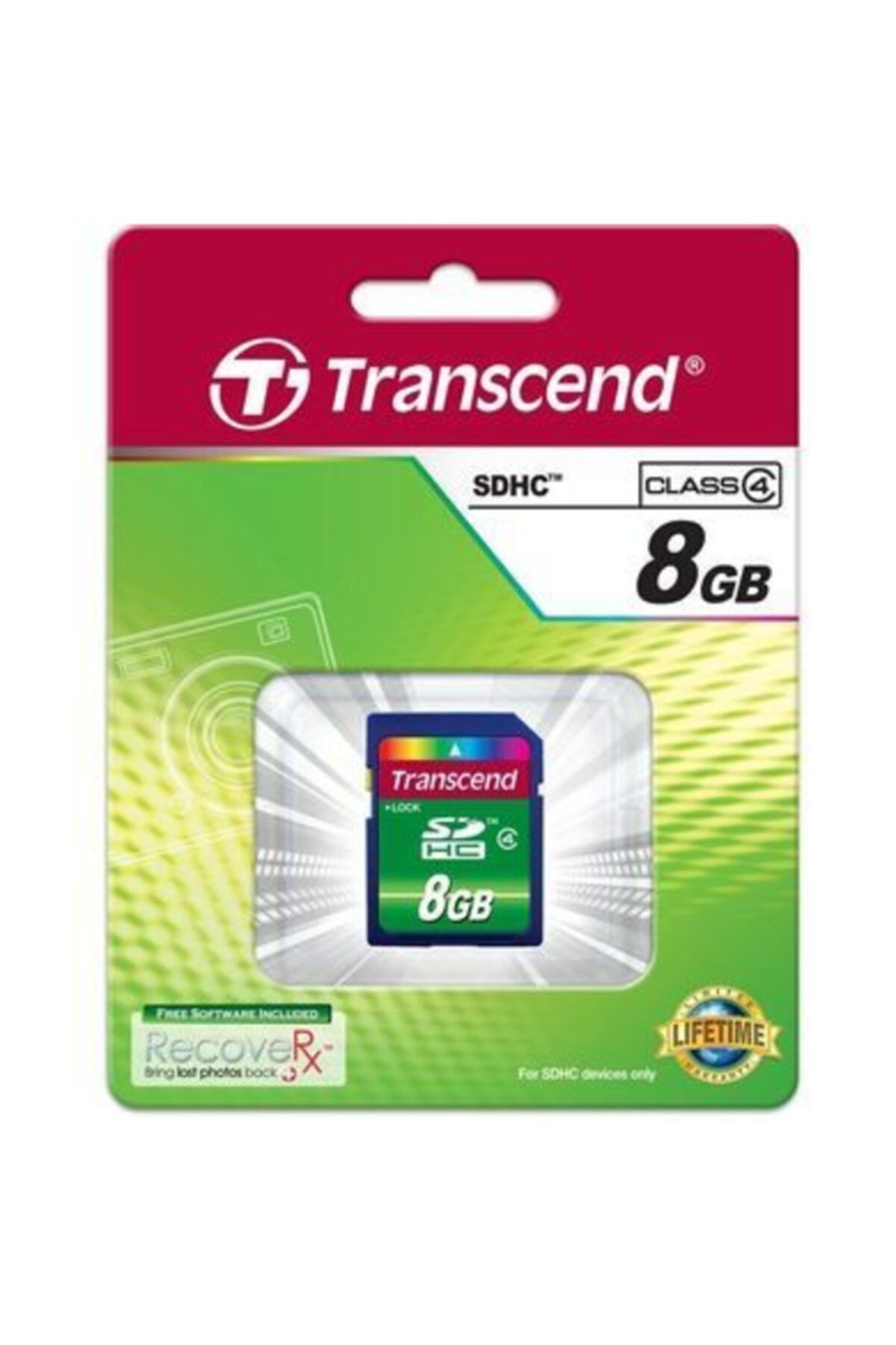 Transcend 8 gb Sdhc Class 4 Sd Hafıza Kartı 8 gb Ts8gsdhc4