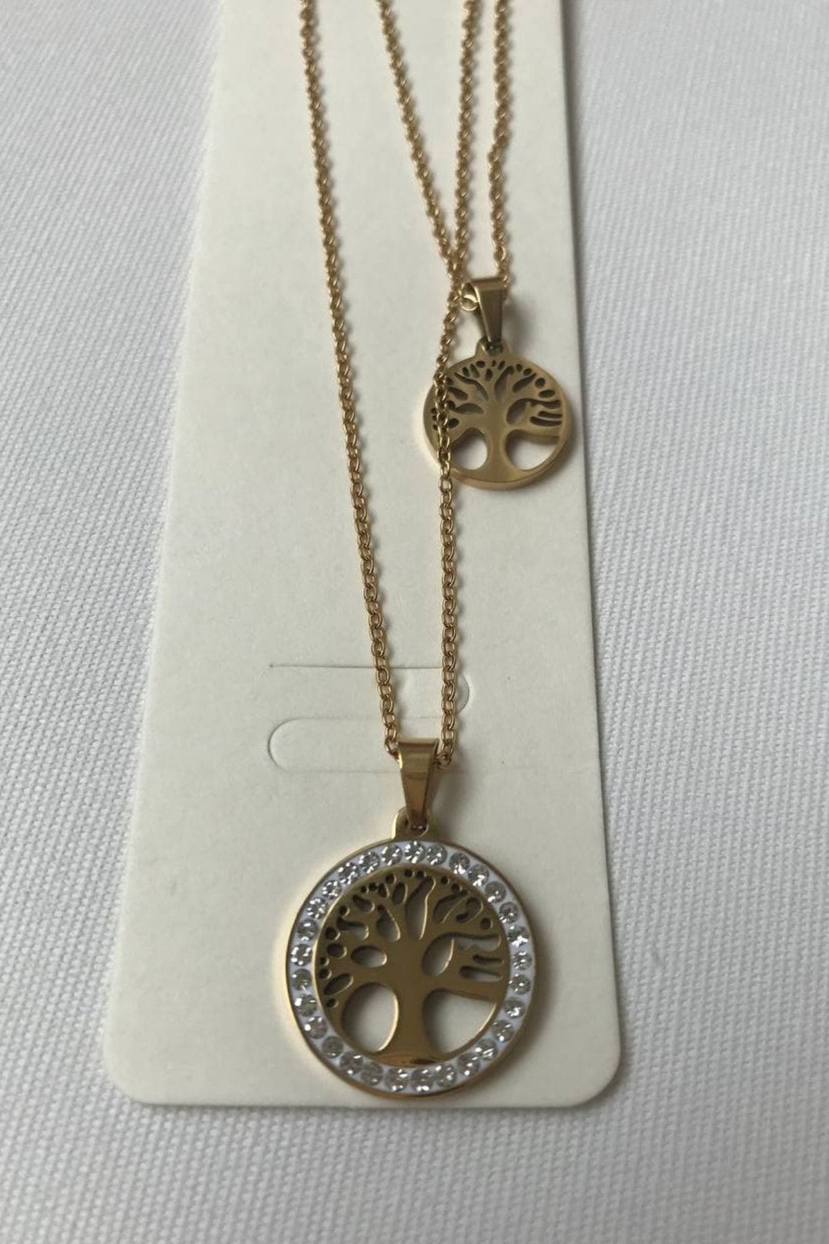 Dreamday Accessories Yaşam Ağacı Temalı Çelik Kolye