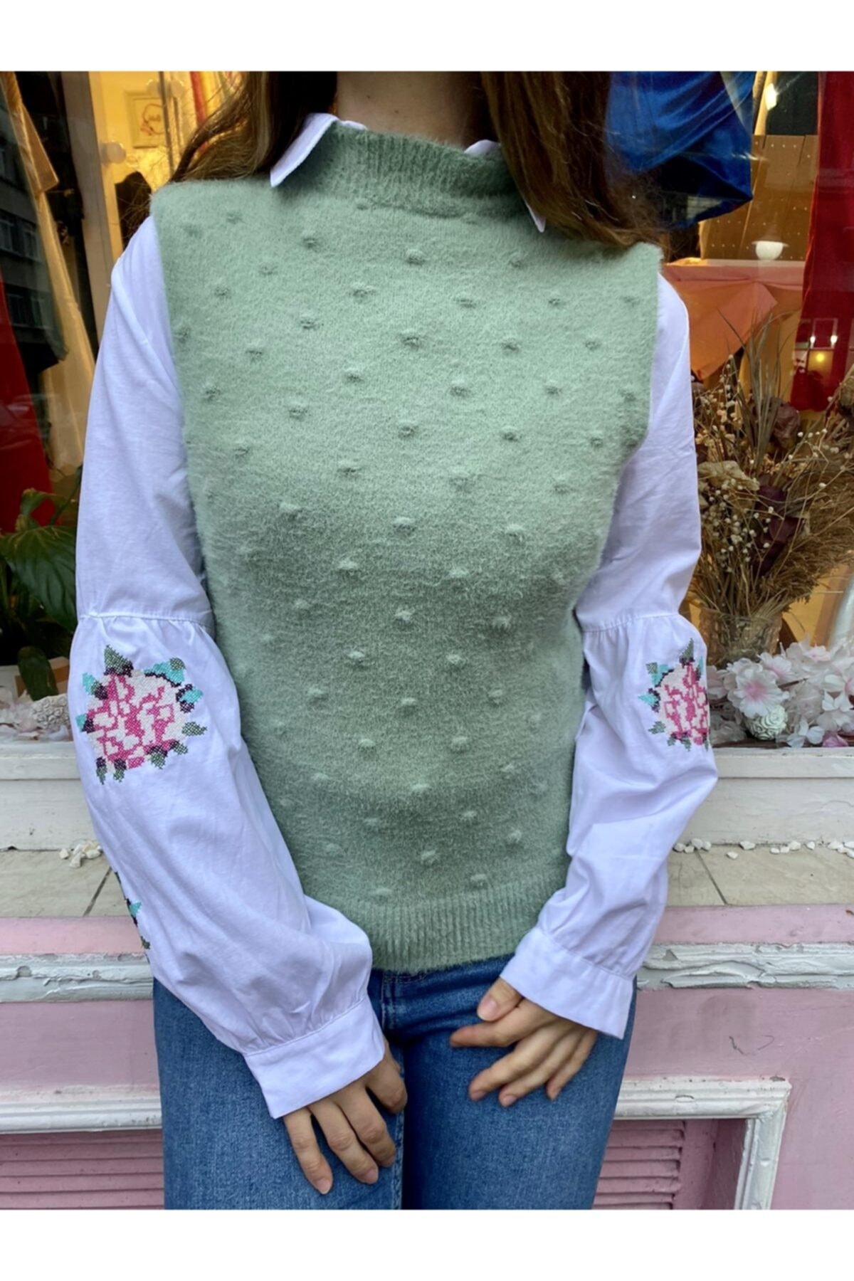 sistiquebutik Sakallı Süveter