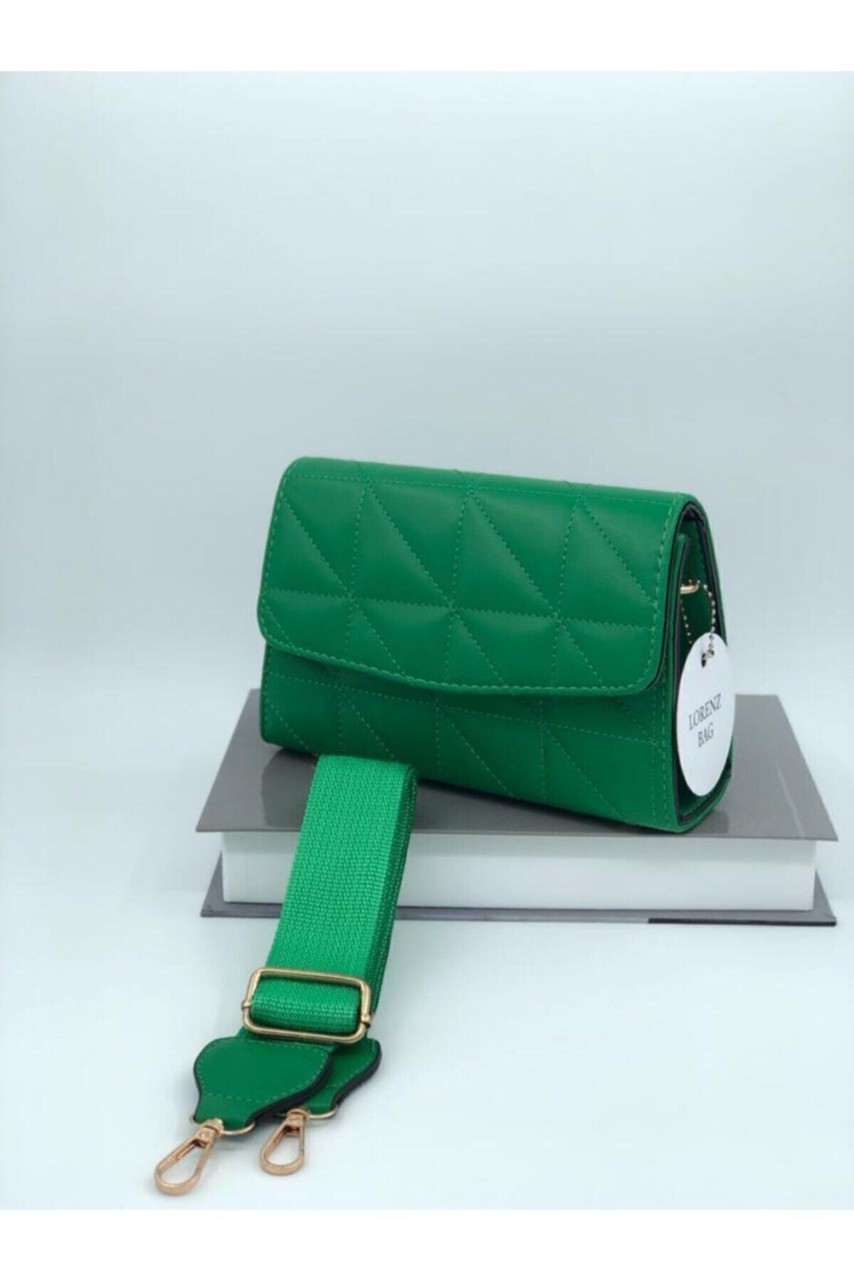 LORENZ BAG Kolon Askılı Nakışlı Omuz Çantası