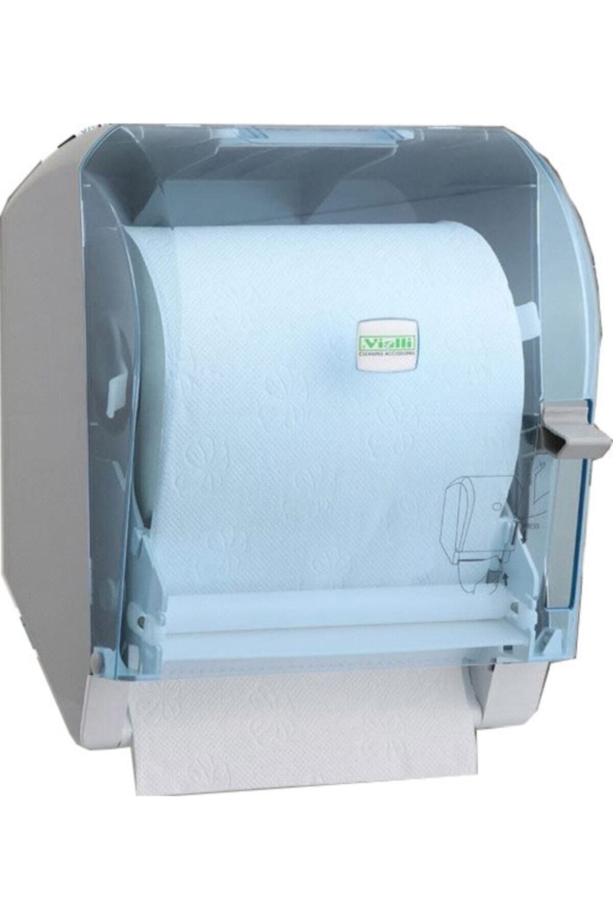 Vialli K8t Levercut Manuel Kollu Hareketli Rulo Kağıt Havlu Dispenseri Makinesi