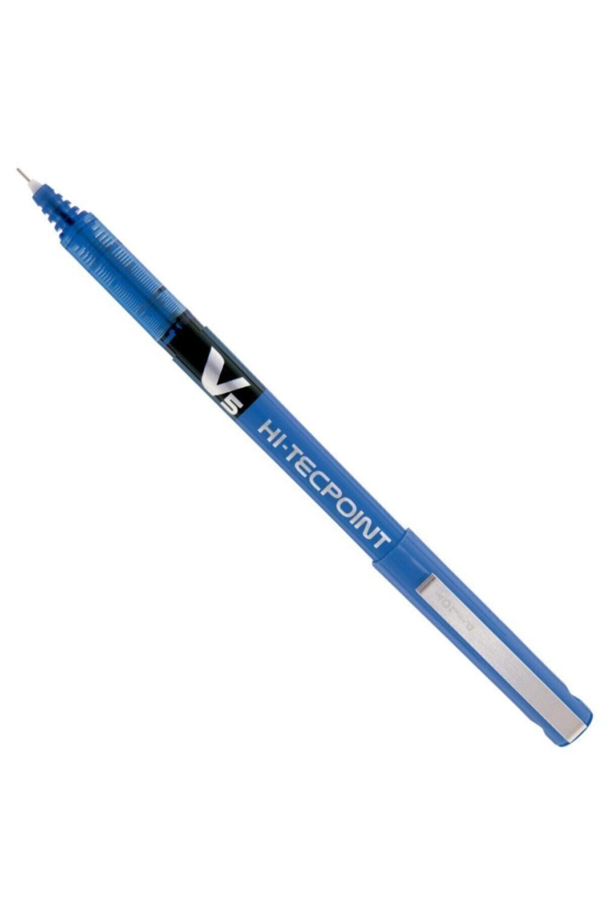 Pilot V5 Hi-tecpoint Iğne Uçlu Kalem - 0.5 - Mavi