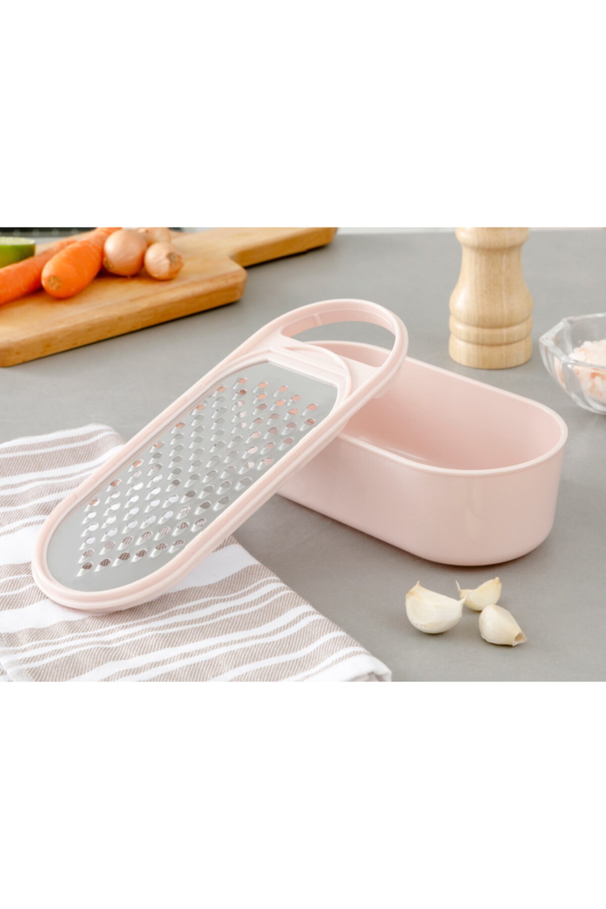 English Home Lily Plastik Hazneli Rende 23 Cm Pudra