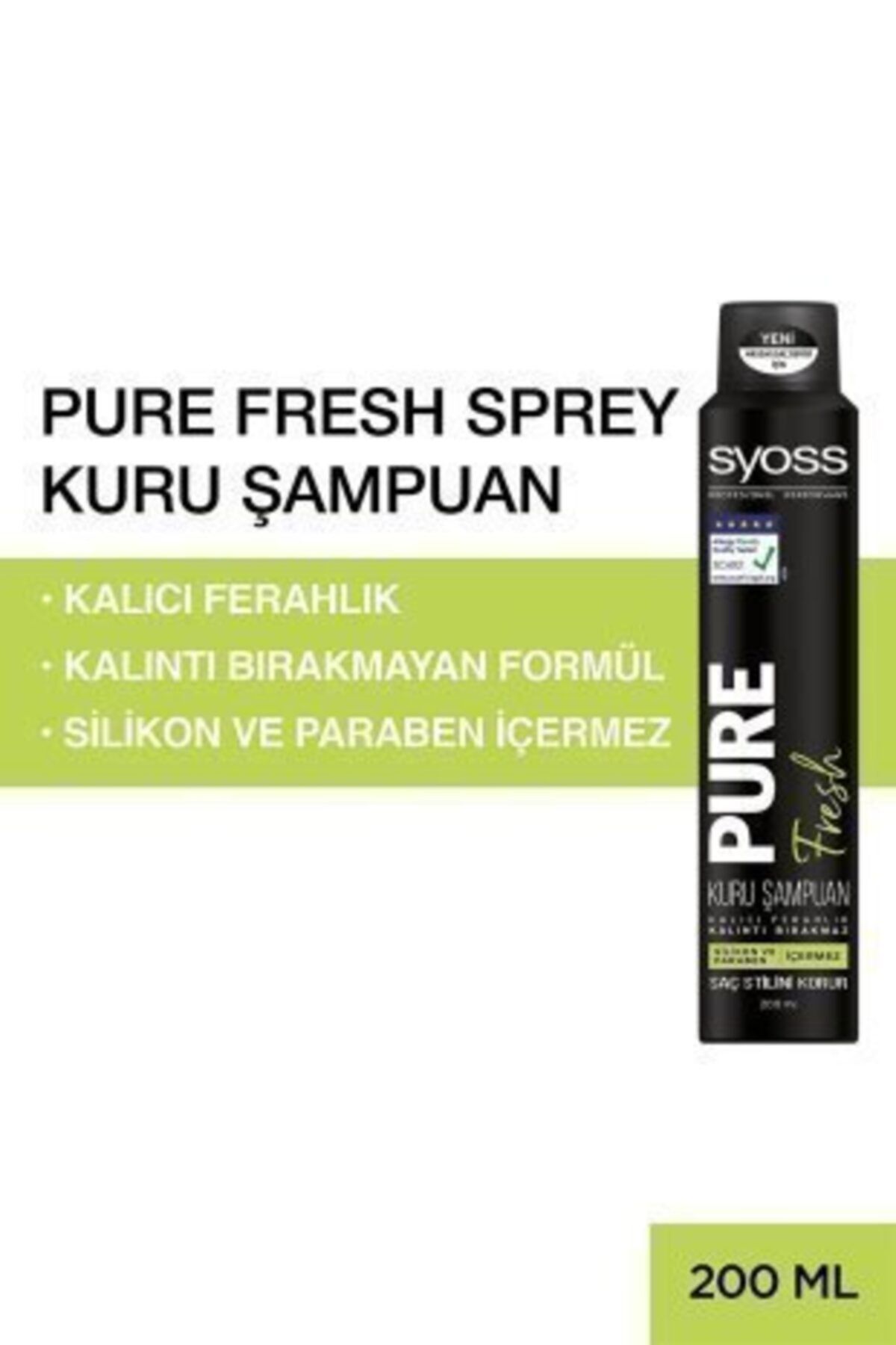 Syoss Keyonlıne - Pure Fresh Kuru Şampuan