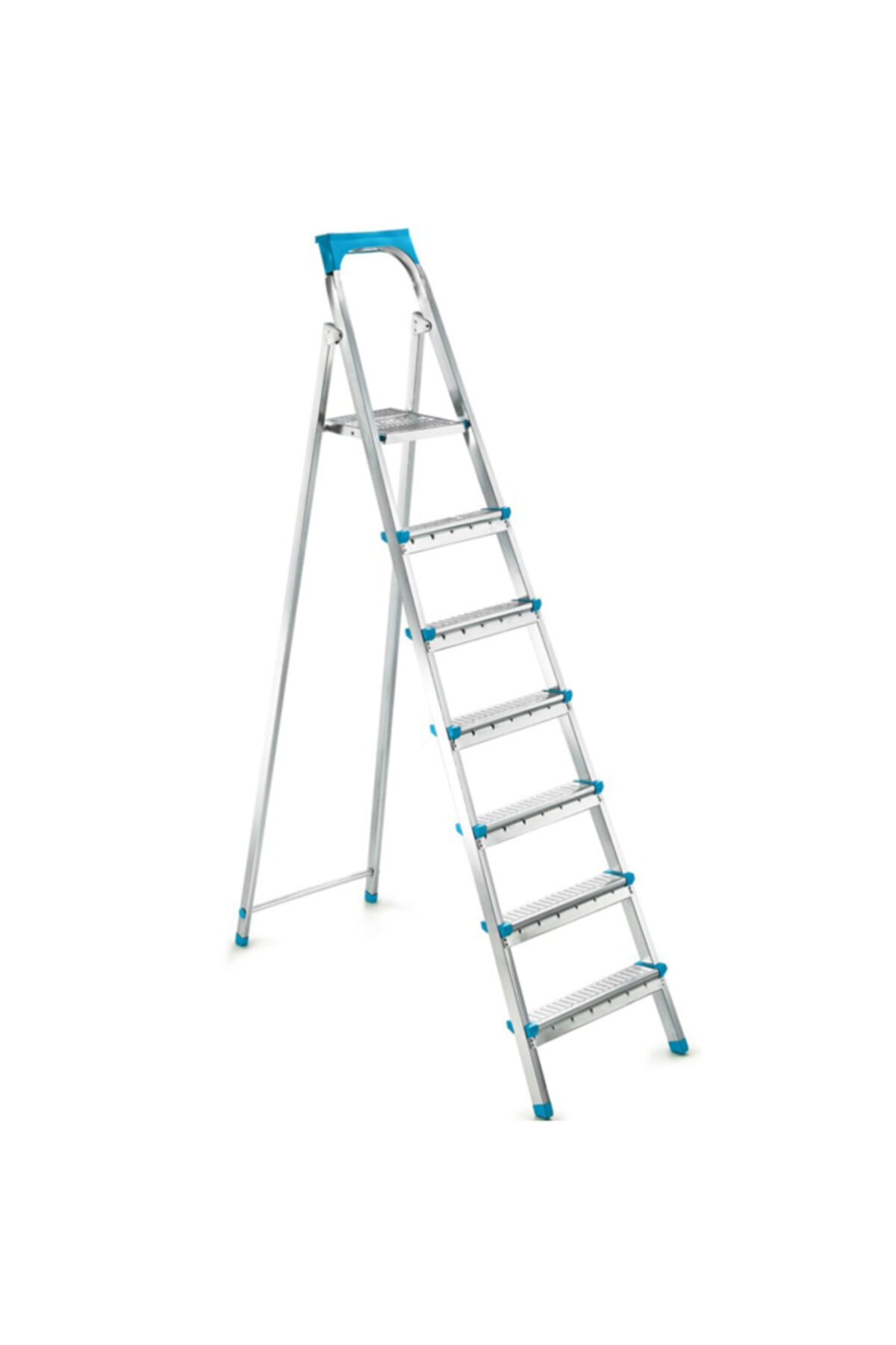 ÇELİK TİCARET Tek Çıkışlı Metal Merdiven 6+1 Basamak Merdivenler