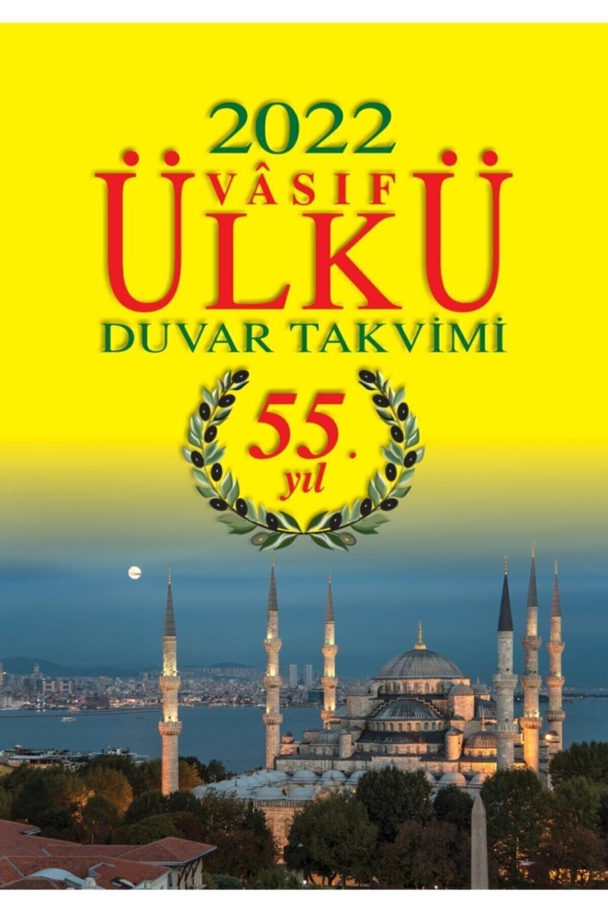 Ülkü Vasıf Duvar Takvimi 2022 Yeni