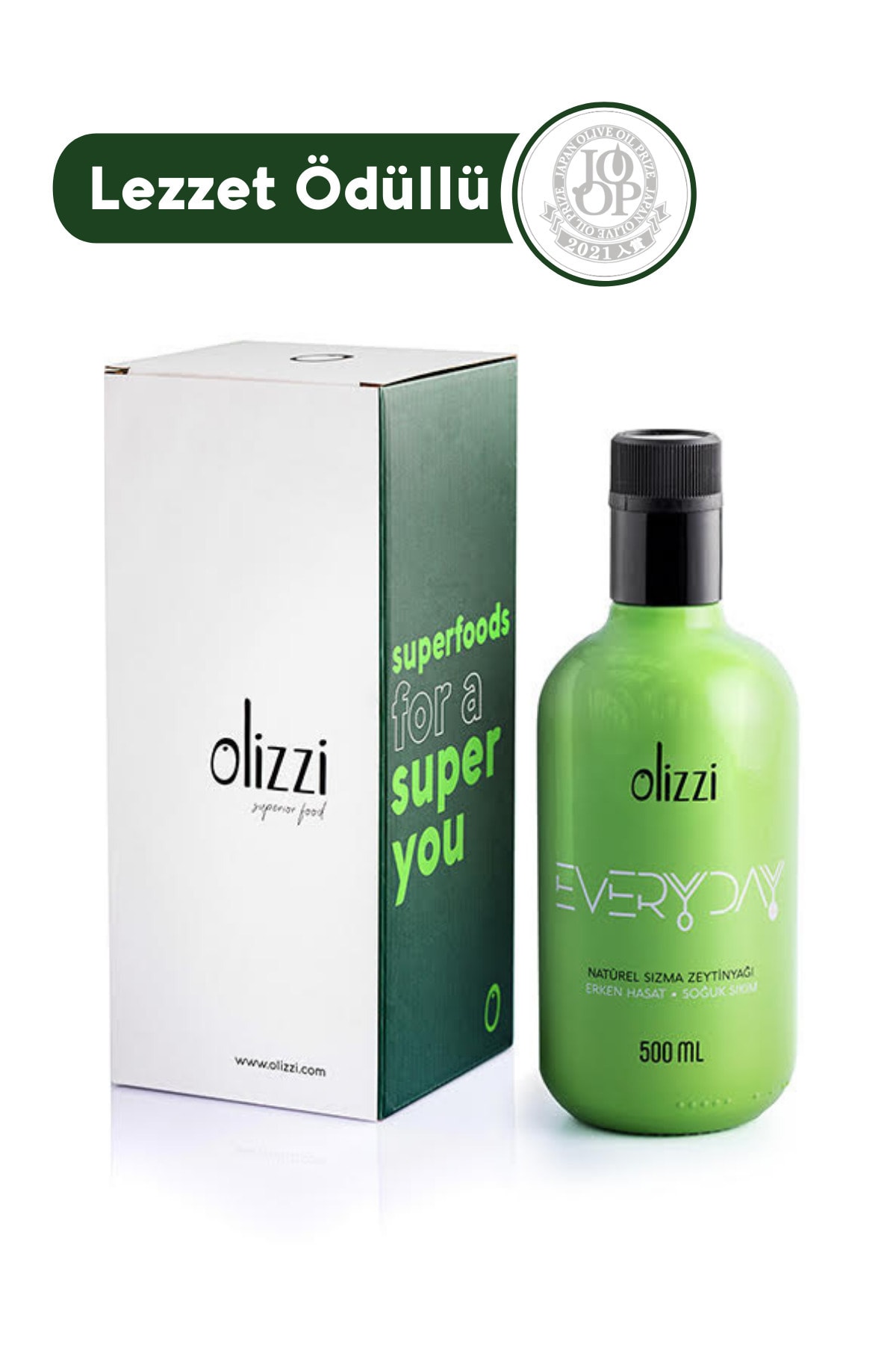 Olizzi Everyday Erken Hasat Soğuk Sıkım Natürel Sızma Zeytinyağı 500 ml