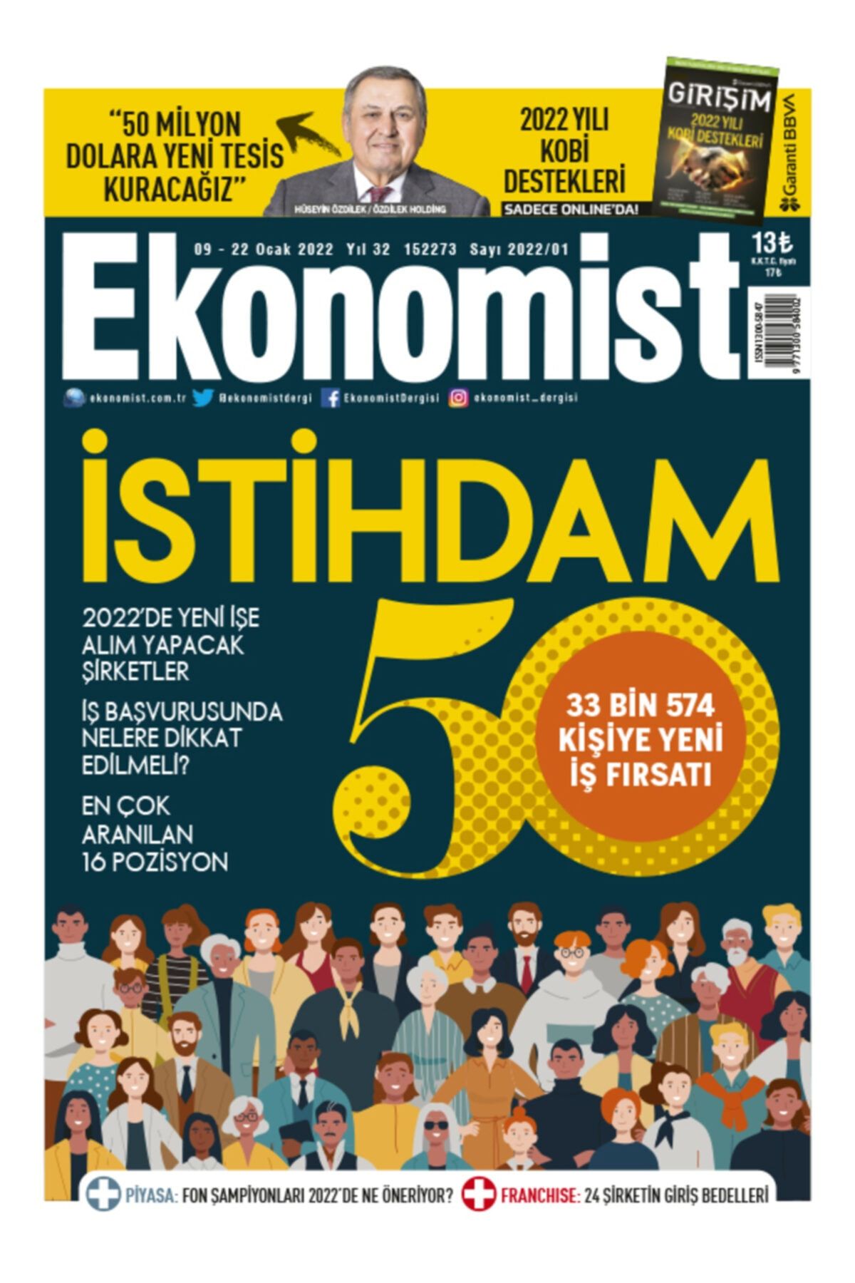 Doğan Burda Dergi Yayıncılık Ekonomist Dergisi Yıllık Abonelik (26 Sayı)