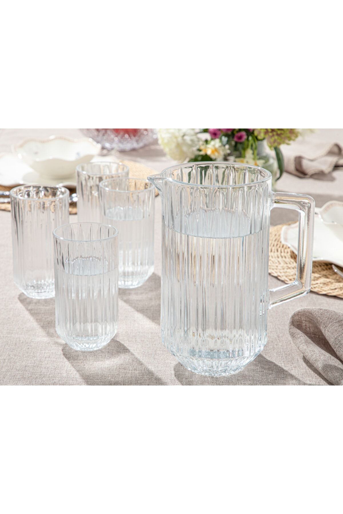 English Home Seana Cam 5 Parça Su Takımı 1,8l Şeffaf