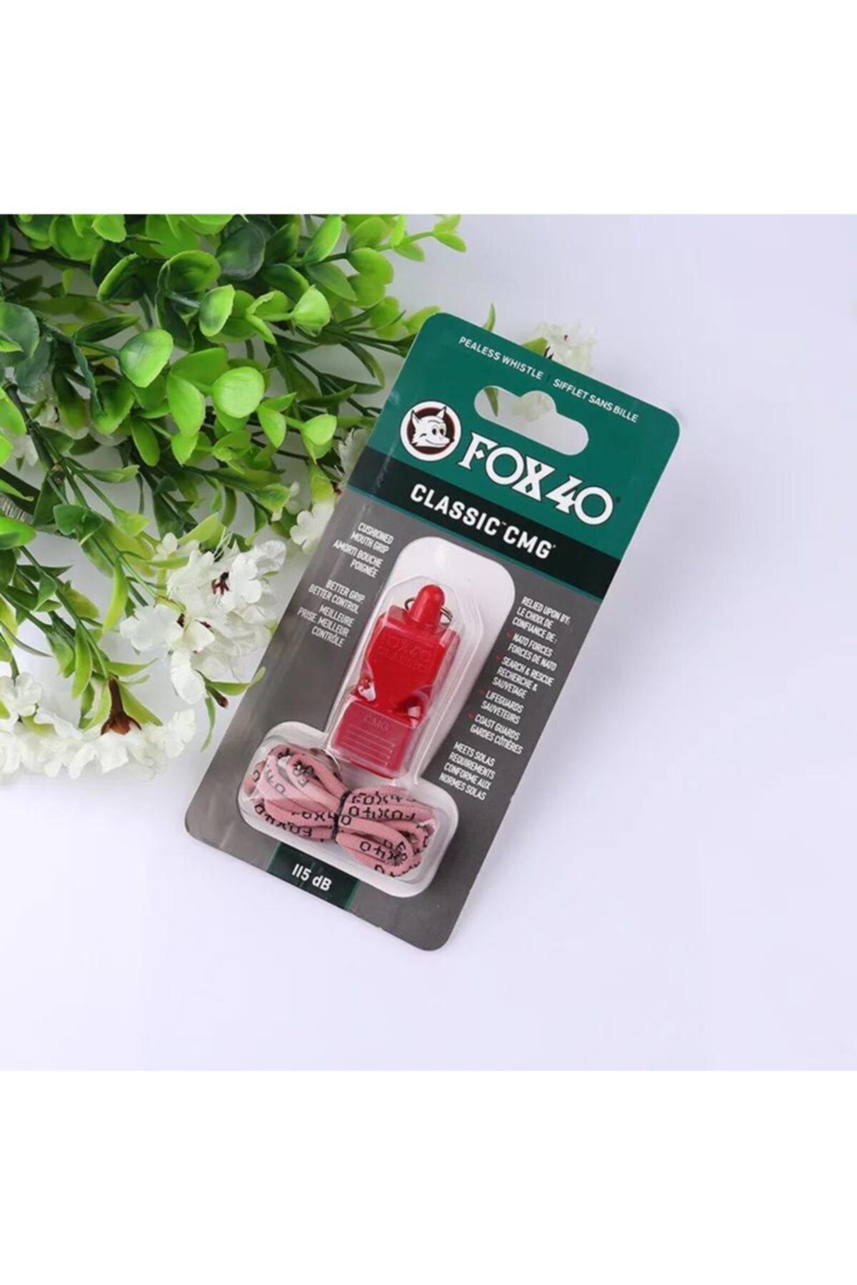 FOX 40 Classıc Cmg Hakem Ve Antrenör Düdüğü Kırmızı 115db