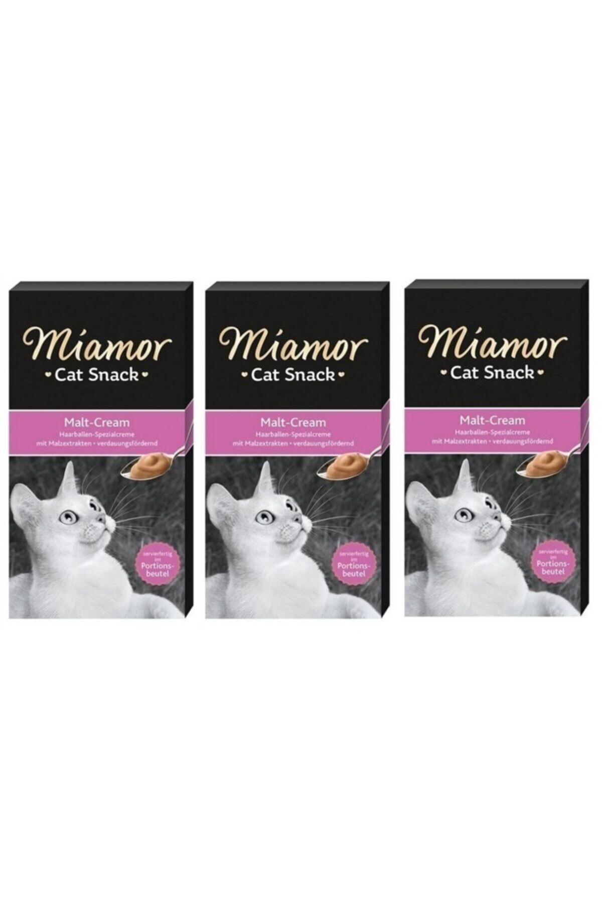 Miamor Cream Malt Maya Kedi Ödülü 6 X 15 Gr 3 Lü Eko Paket