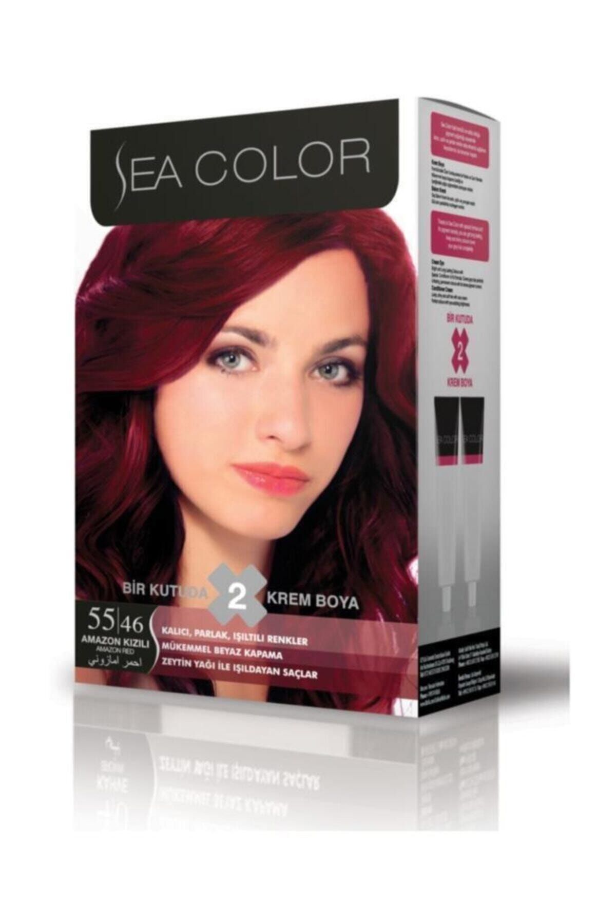 Sea Color Saç Boyası Amazon Kızılı 55/46