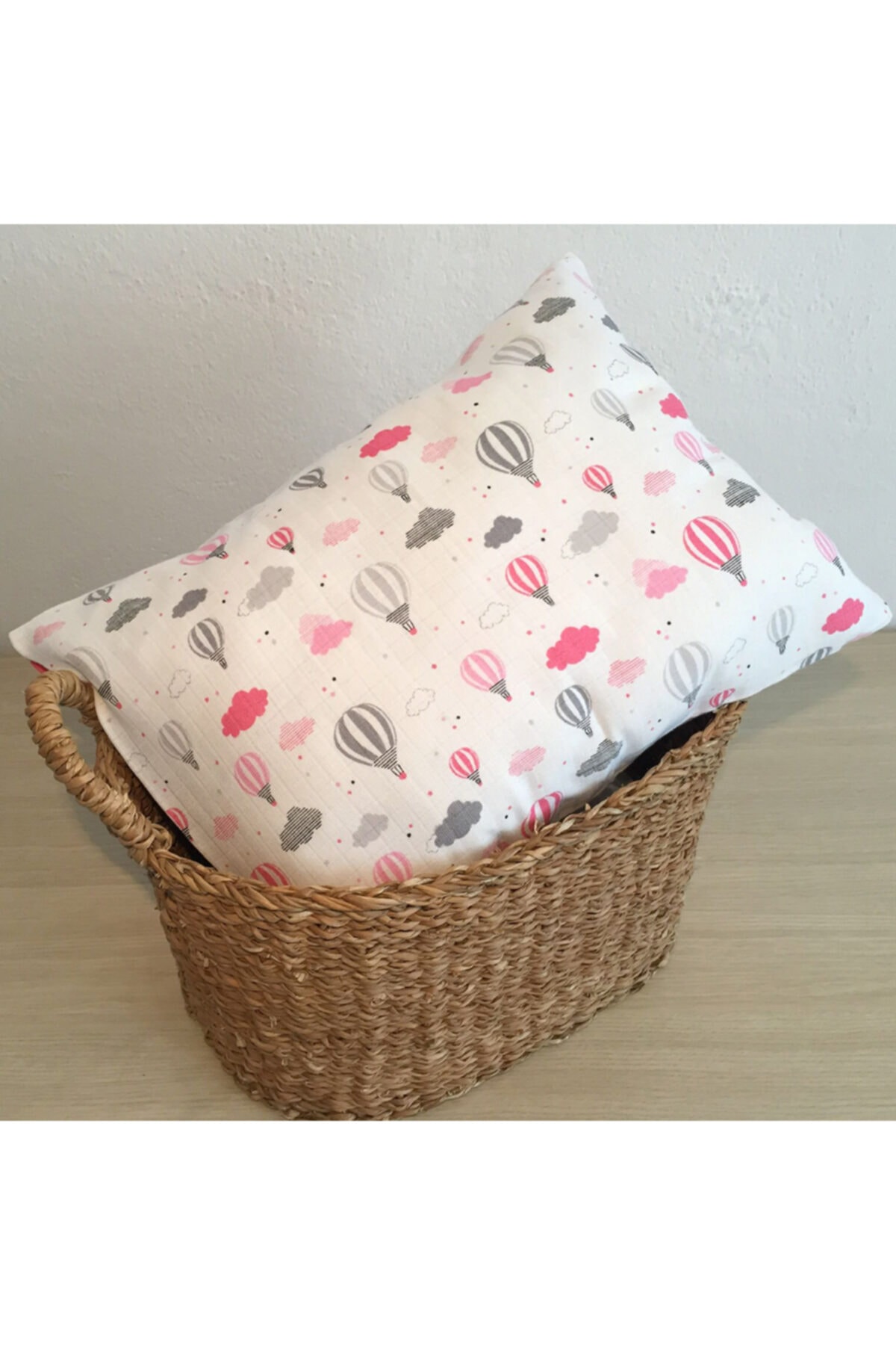 Lief Home %100 Pamuklu Müslin Bebek Yastık Kılıfı 35x45 1 Adet