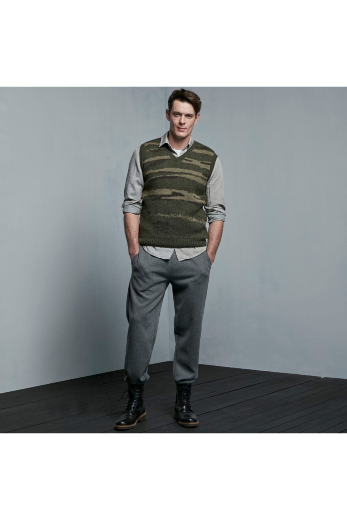 Mudo Kamuflaj Desen Süveter