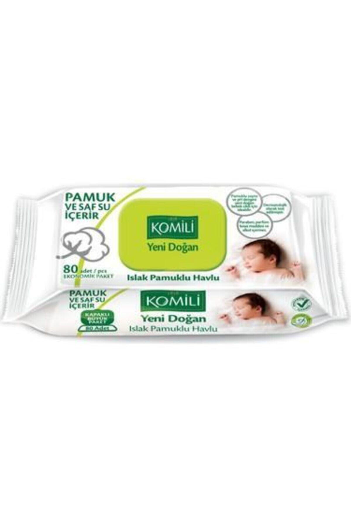 Komili Komılı Islak Pamuklu Havlu 80 Adet 778802