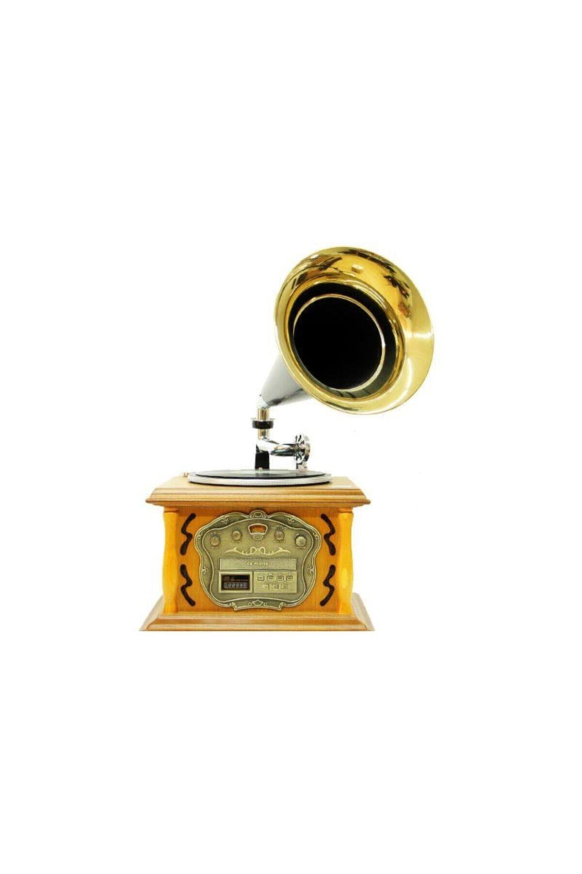 arizzonna Gramofon Kare Dekoratif Ev Ofis