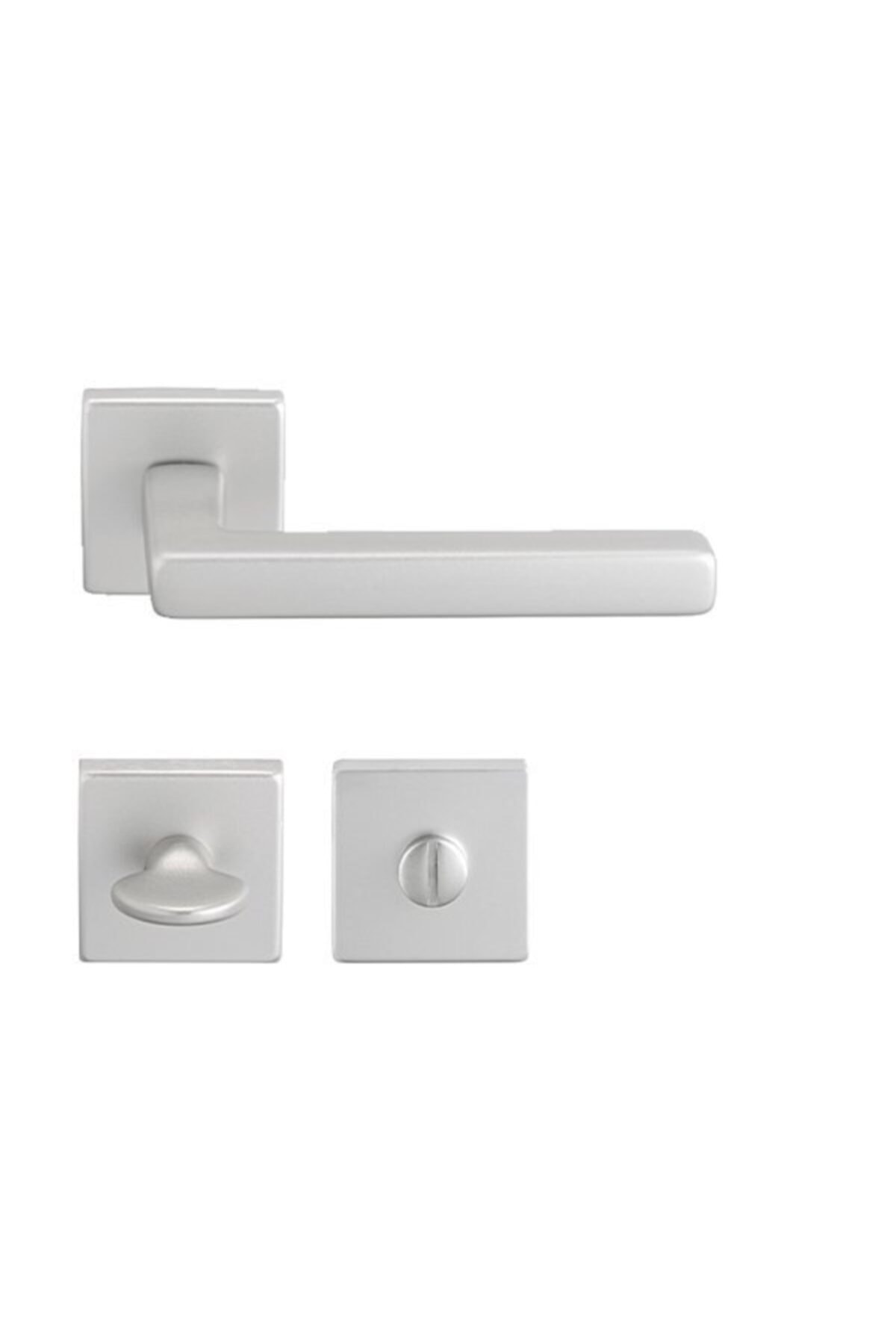 Hafele Benefit Wc Kapı Kolu Seti, Mat Krom Renk