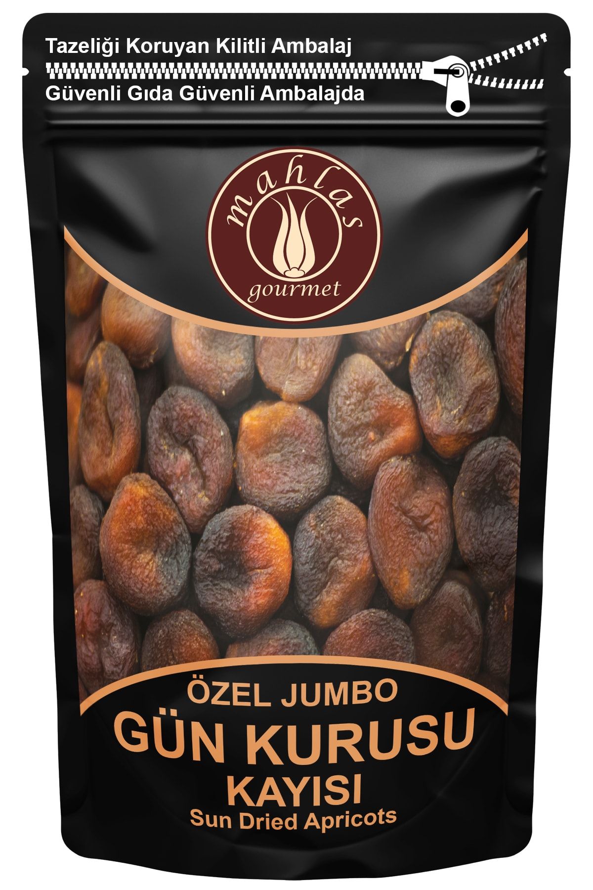 Mahlas Gourmet Jumbo Gün Kurusu Kayısı (1 KG) - Premium Kalite - Tazelik Ve Lezzet Garantili