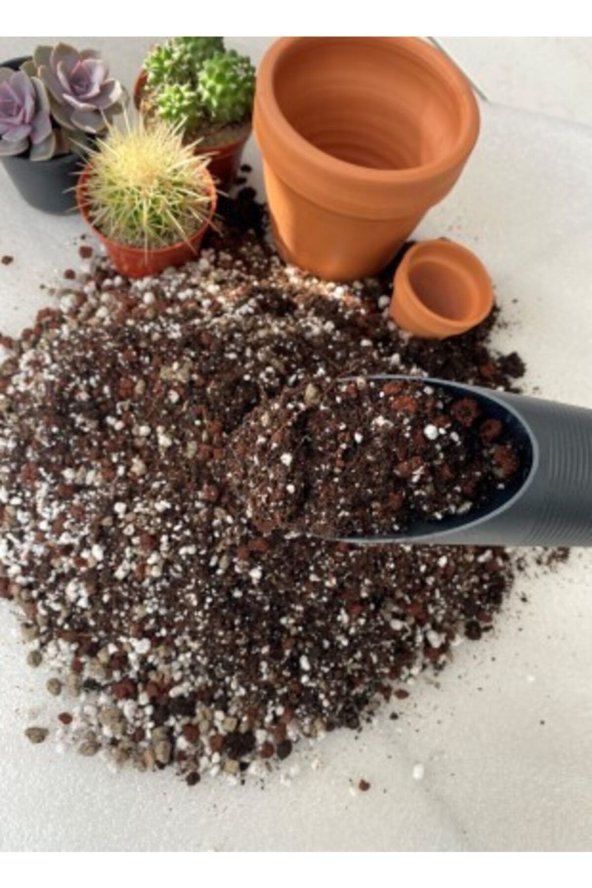 Elysian Kaktüs Sukulent Toprağı 20litre Ithal Torf 5 Karışımlı Teraryum Toprak Cocopeat Perlit Lav Deretaşı